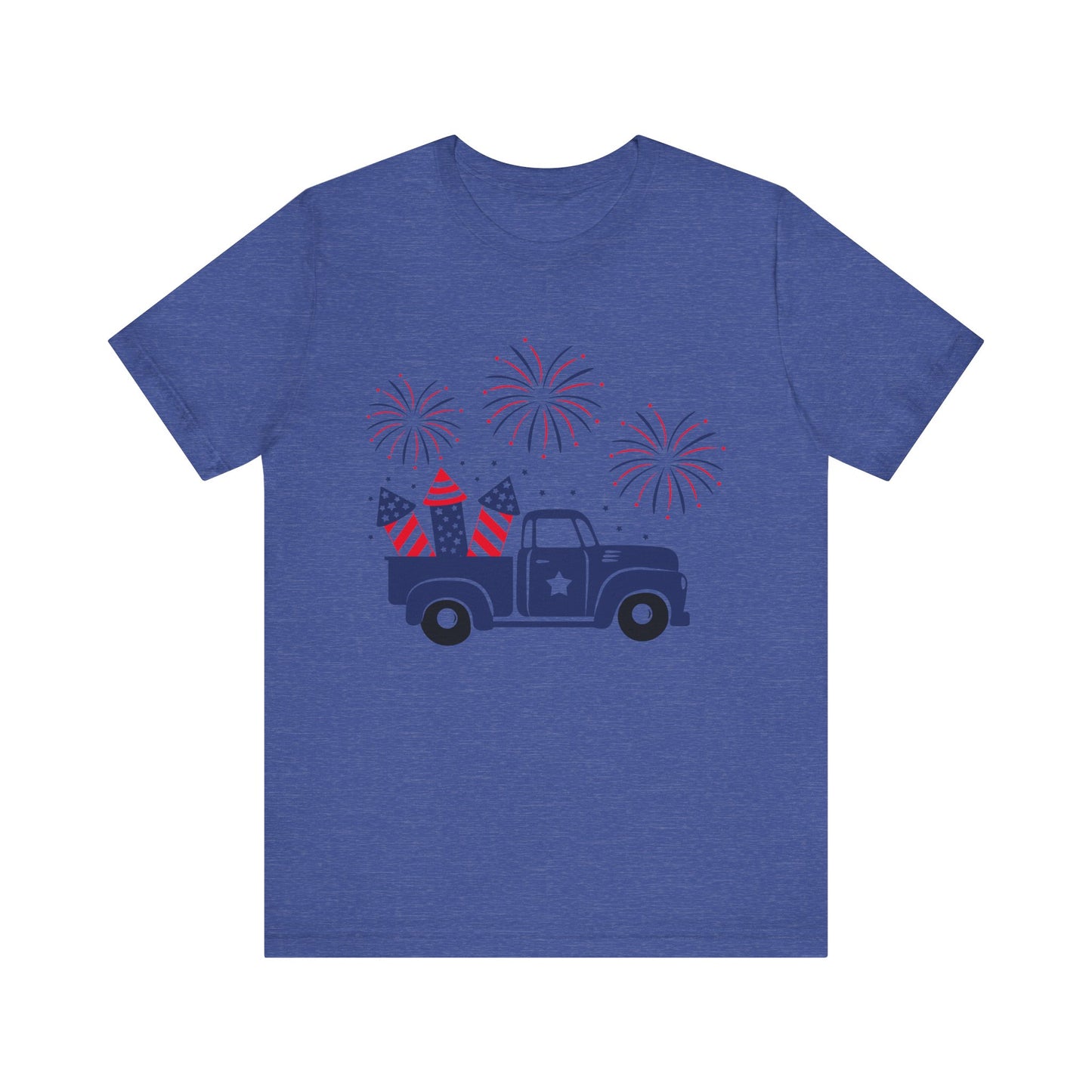 Truck & Fireworks Jersey Short Sleeve Tee