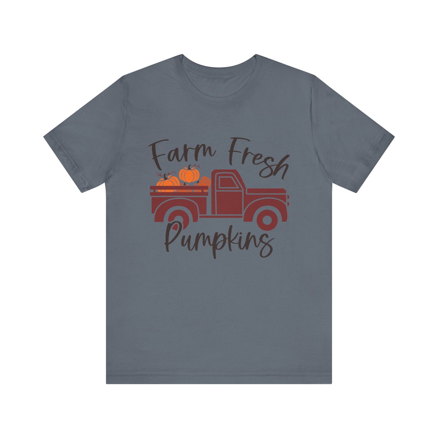 Farm Fresh Pumpkins Jersey Short Sleeve Tee