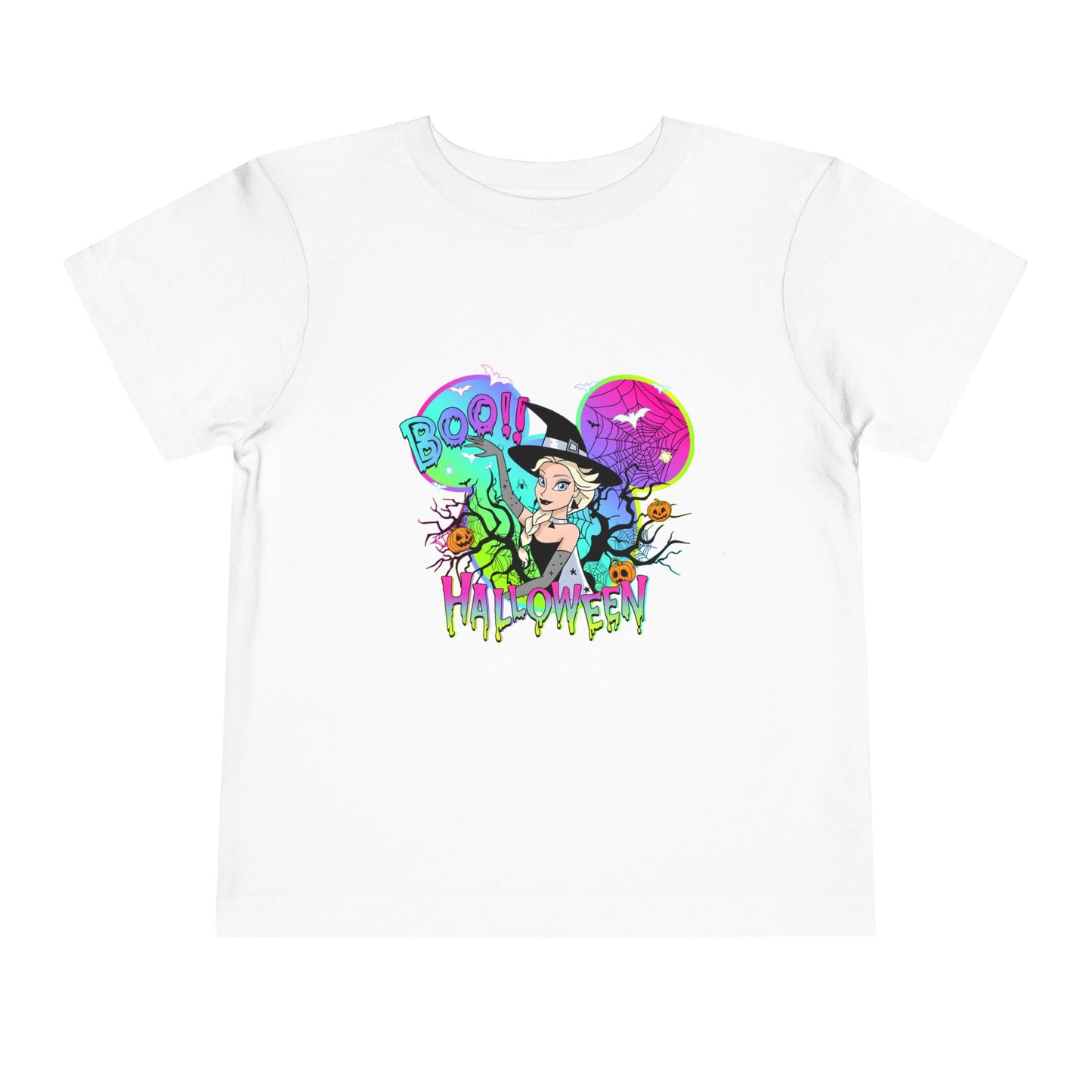 Elsa Boo! Halloween Toddler Short Sleeve Tee