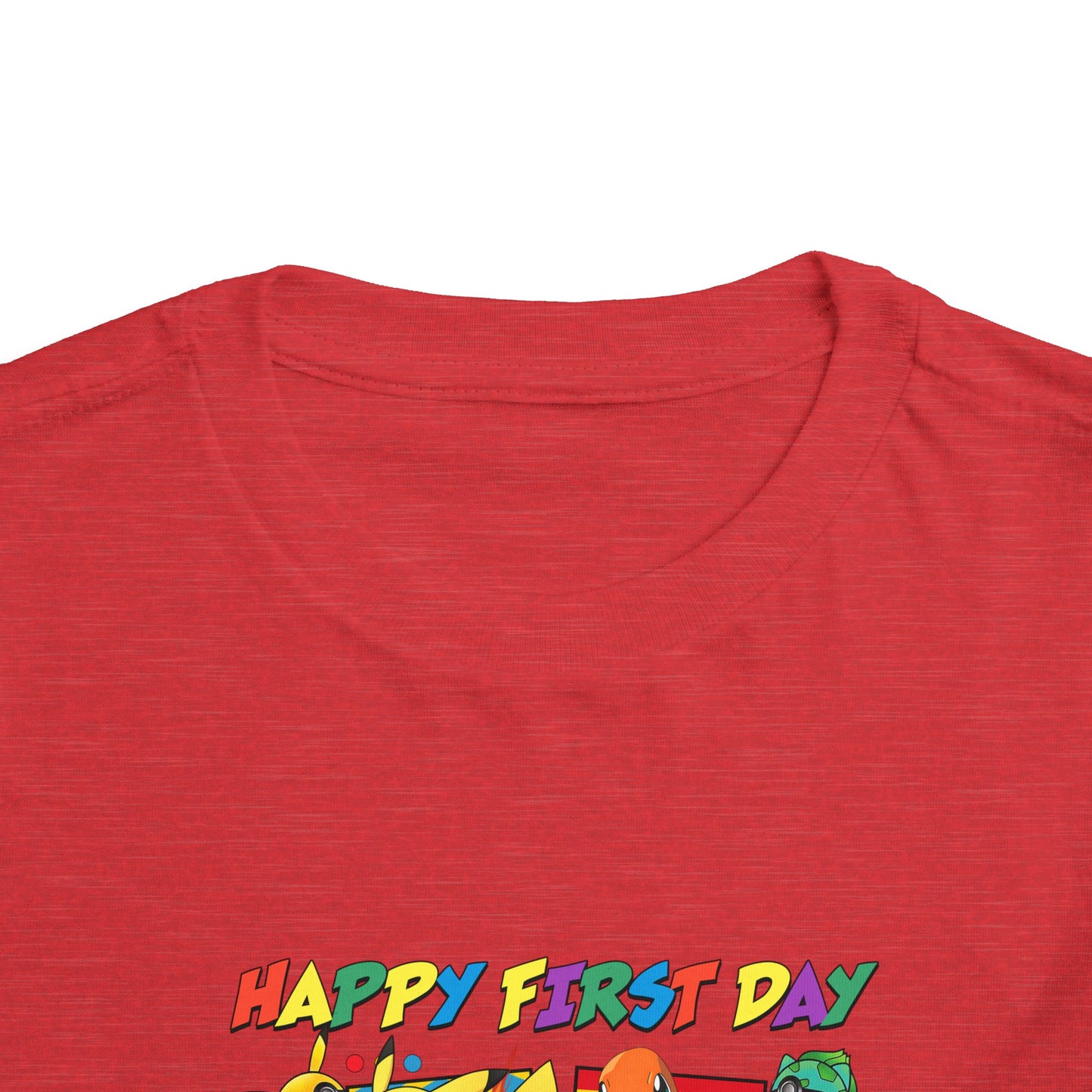 Happy First Day of School Toddler Short Sleeve Tee