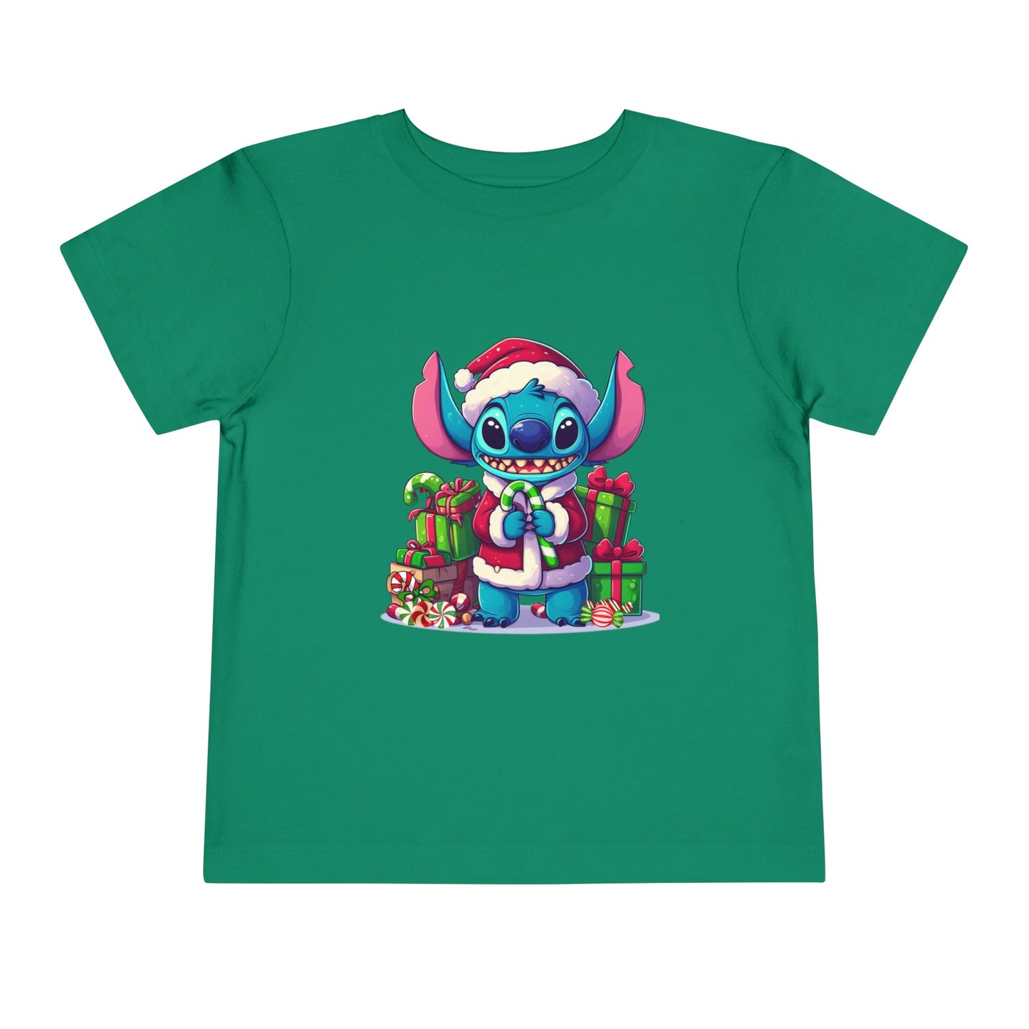 Christmas-Stitch Toddler Short Sleeve Tee