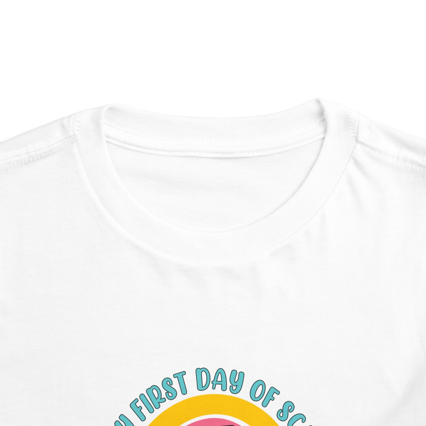 Happy First Day of School - Kindergarten Toddler Short Sleeve Tee