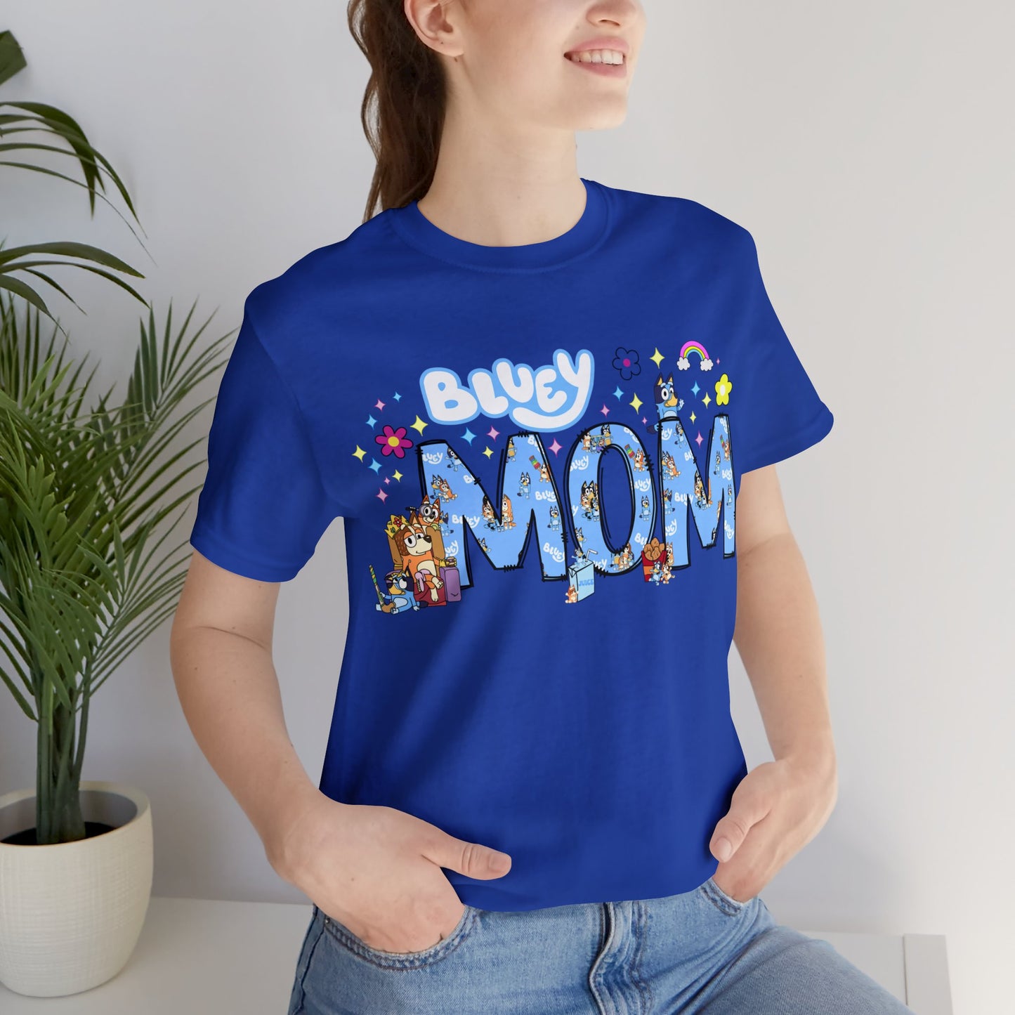 BLUEY MOM AFFIRMATIONS short sleeve tshirt