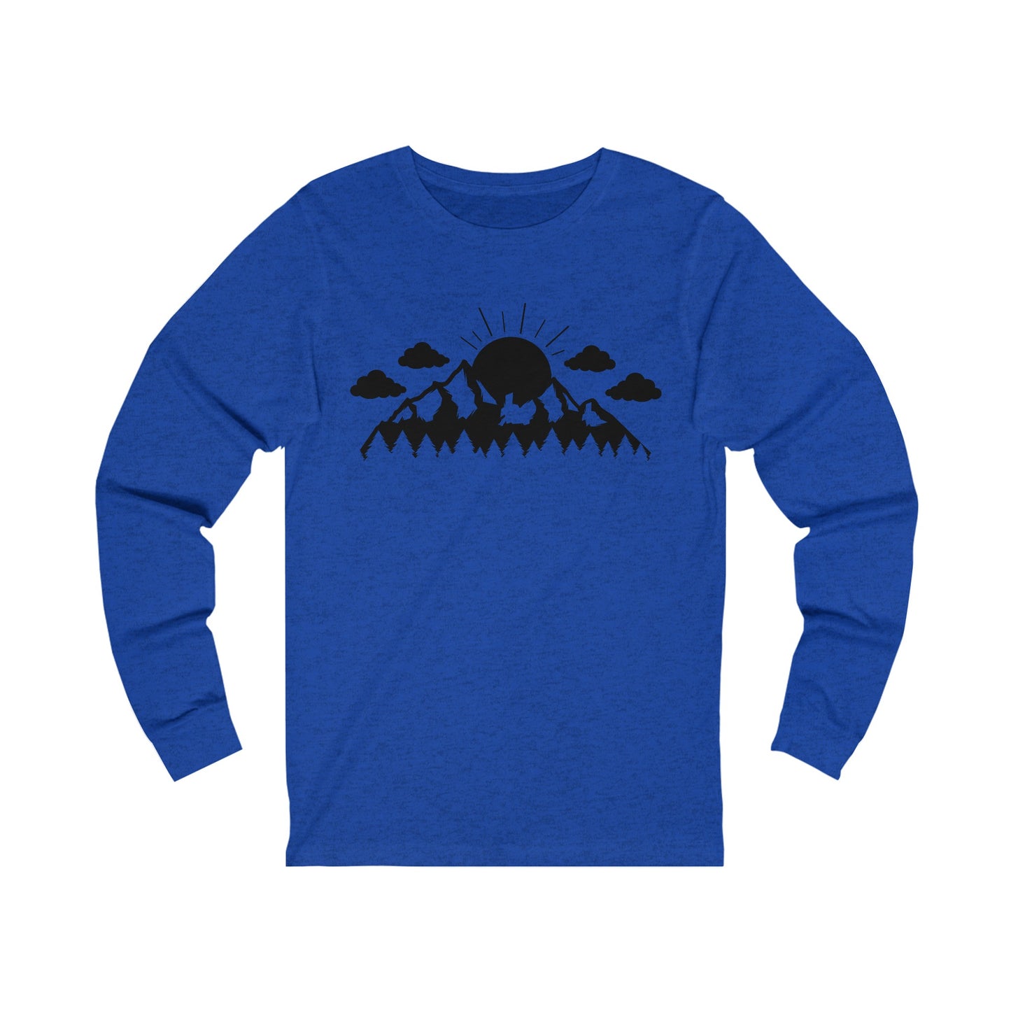 Forest - Mountain - Sun Long Sleeve Tshirt