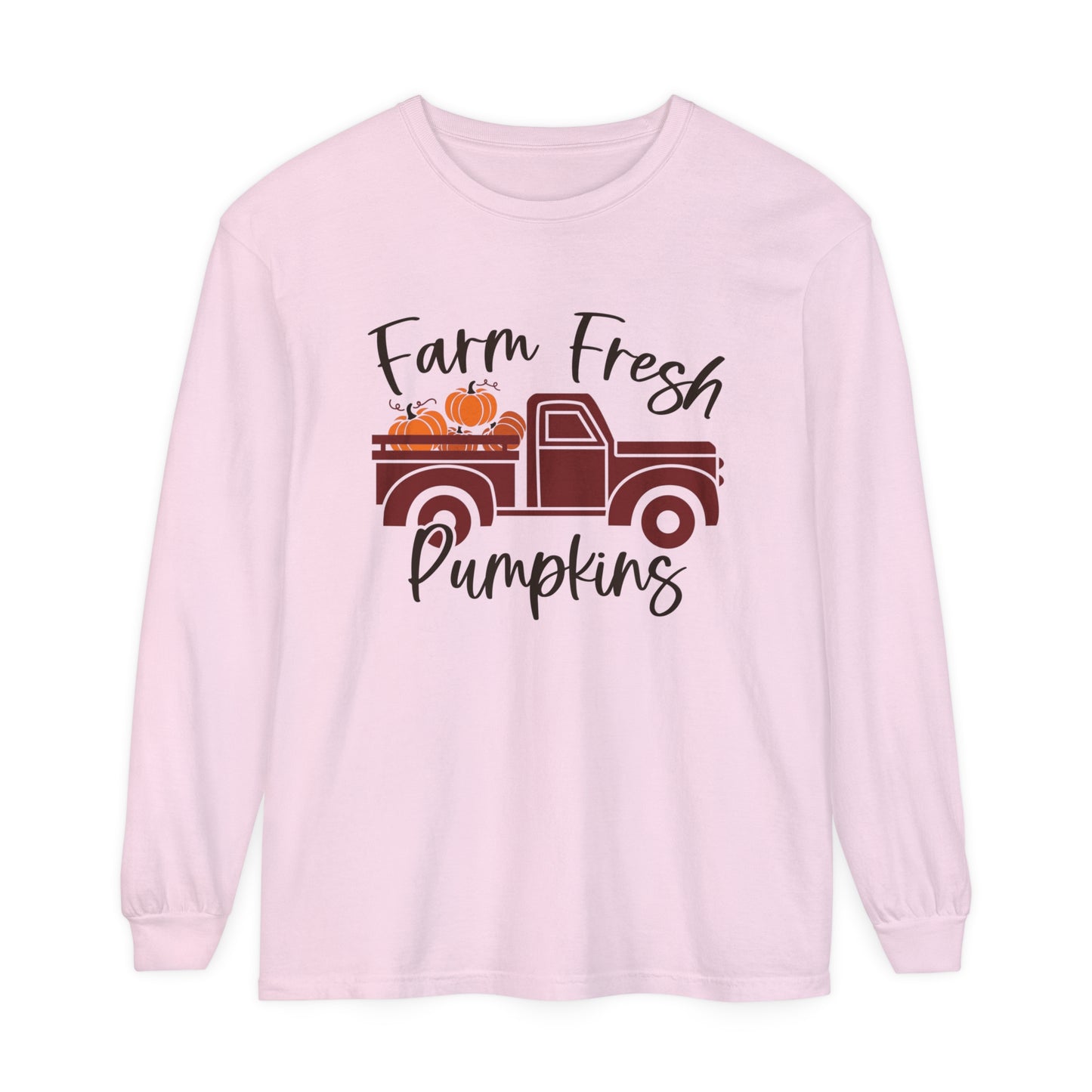 Farm Fresh Pumpkins Long Sleeve T-Shirt