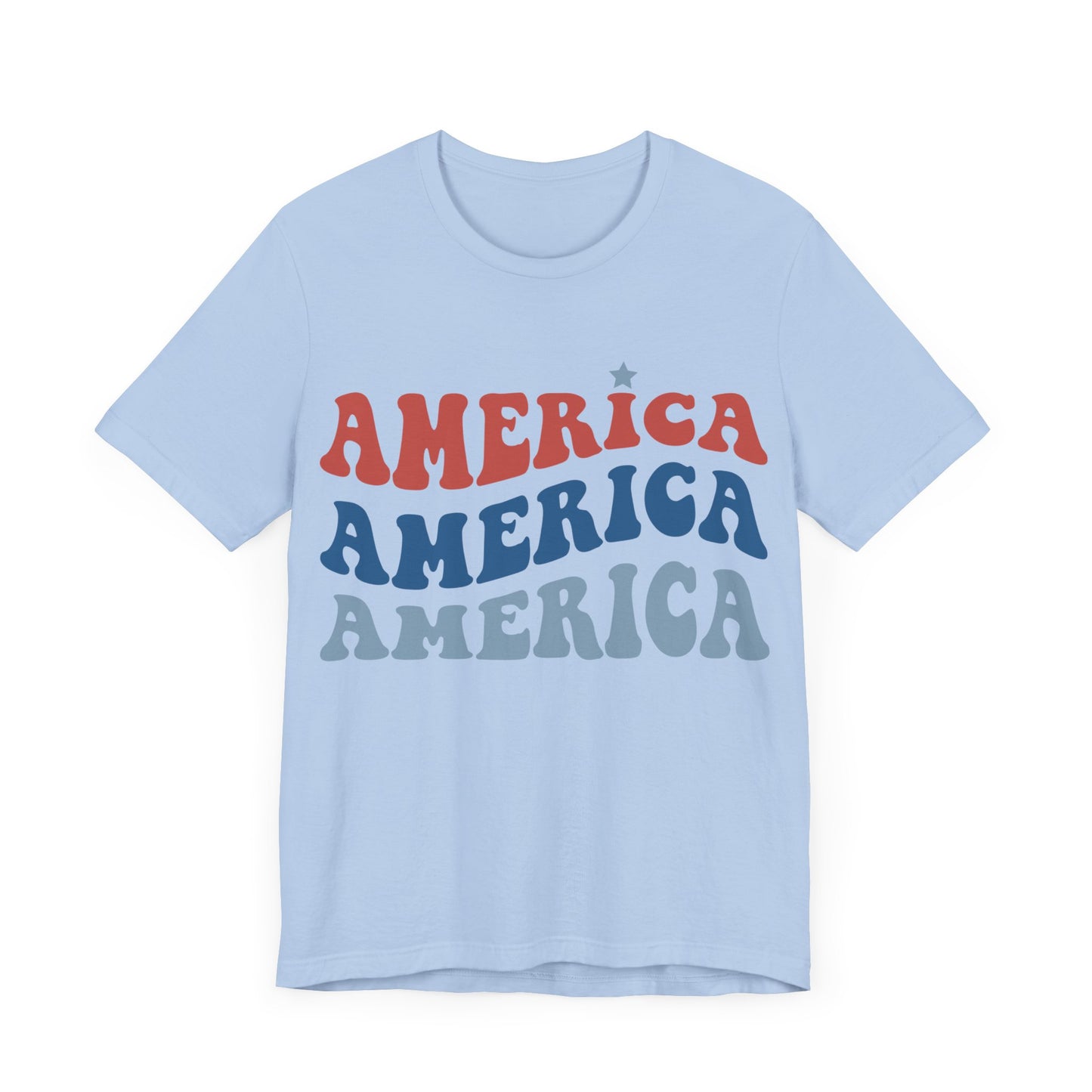 AMERICA Jersey Short Sleeve Tee