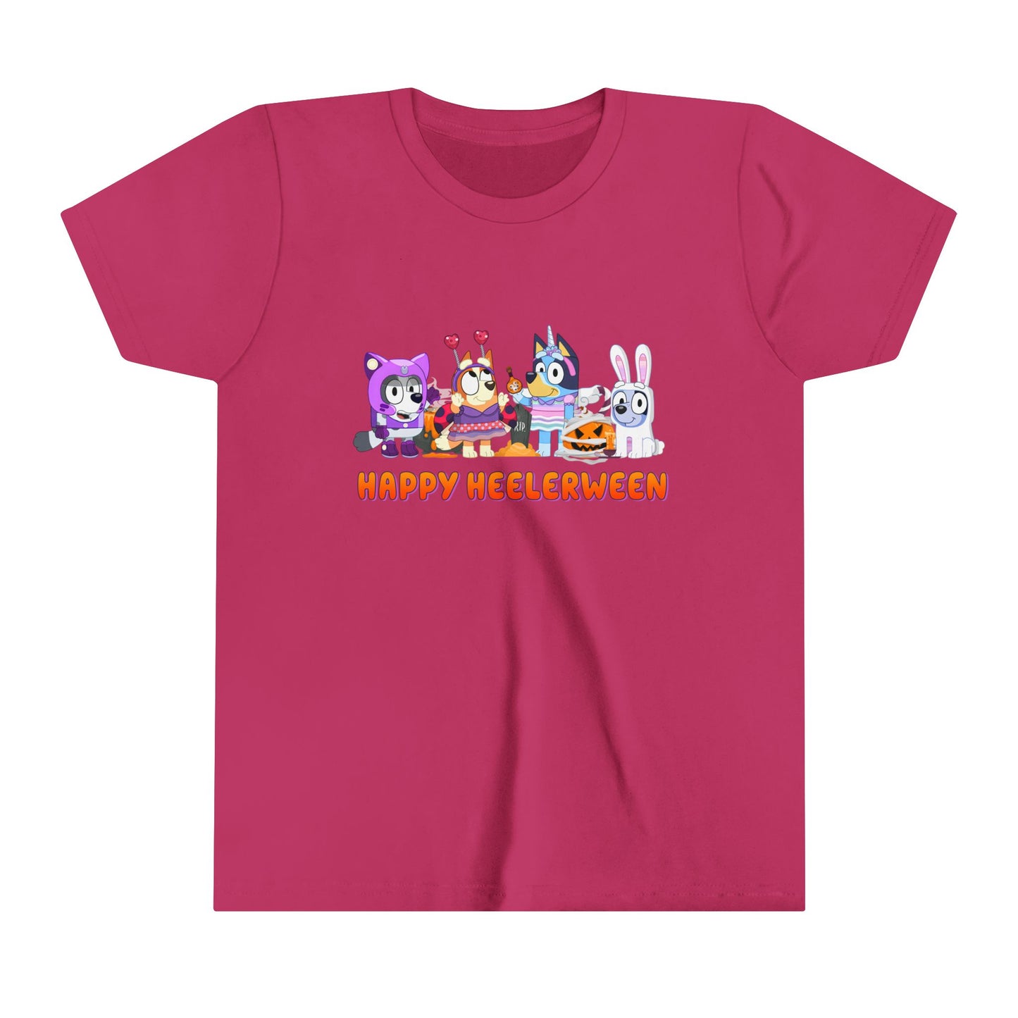 Happy Heelerween Youth Short Sleeve Tee