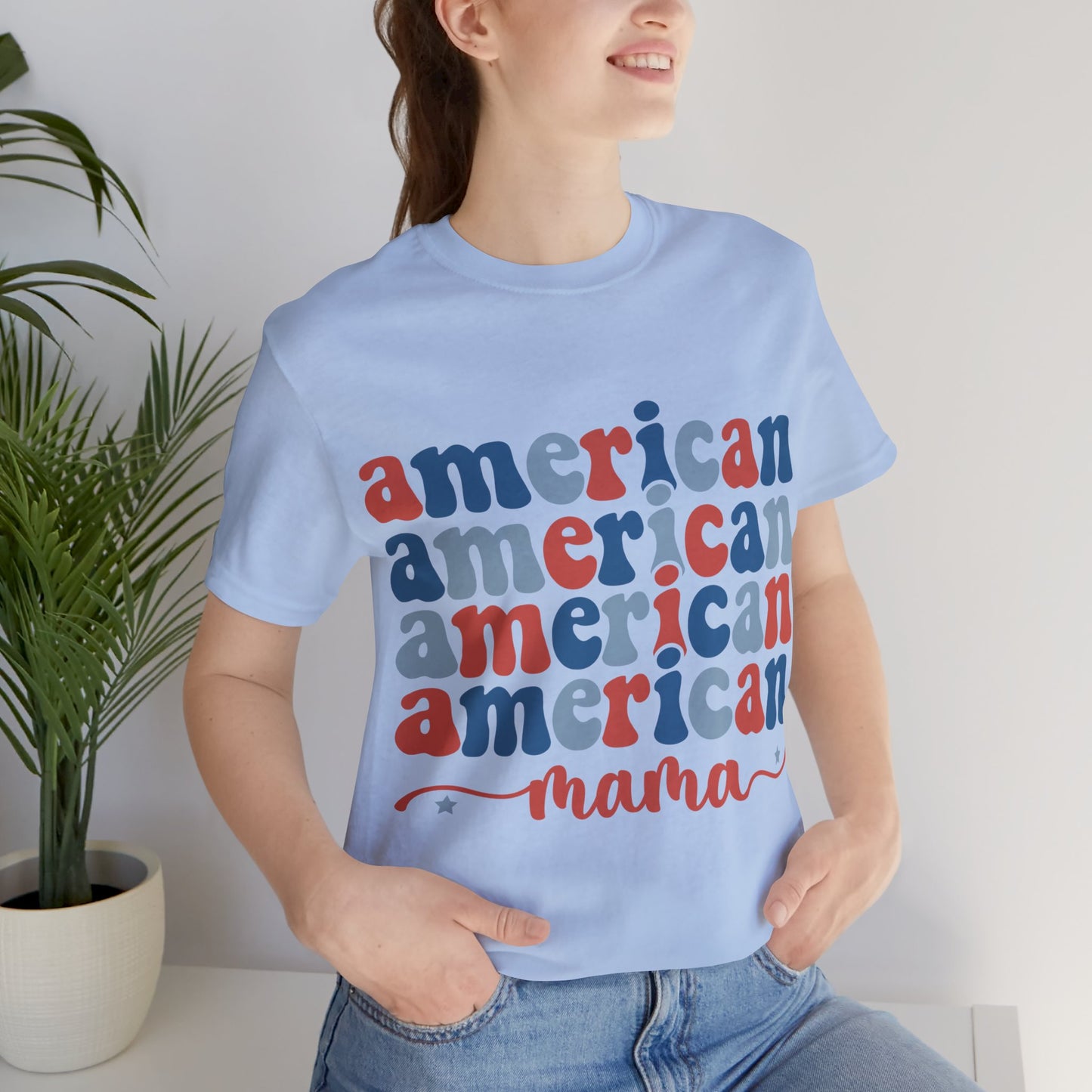 American Mama Jersey Short Sleeve Tee