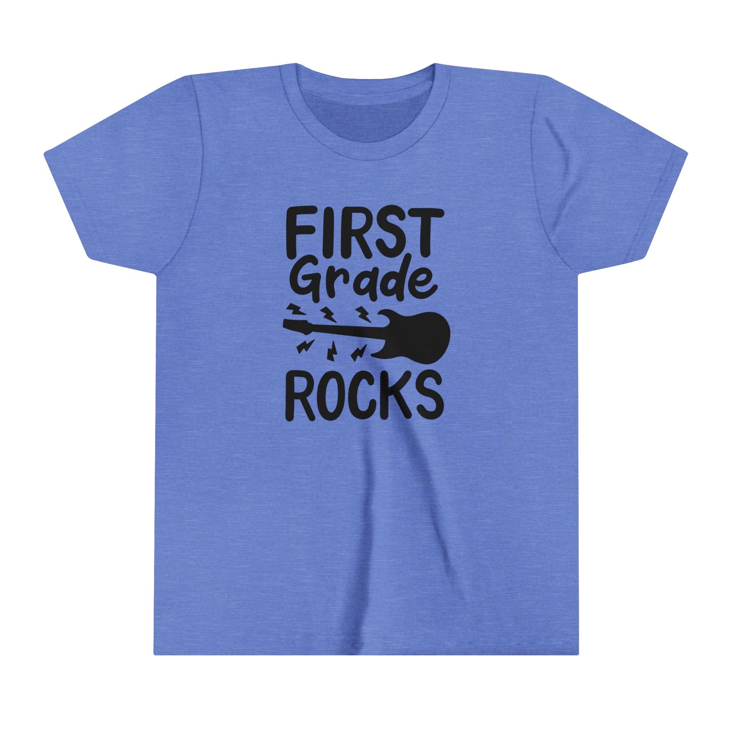 First Grade Rocks Youth Short Sleeve Tee