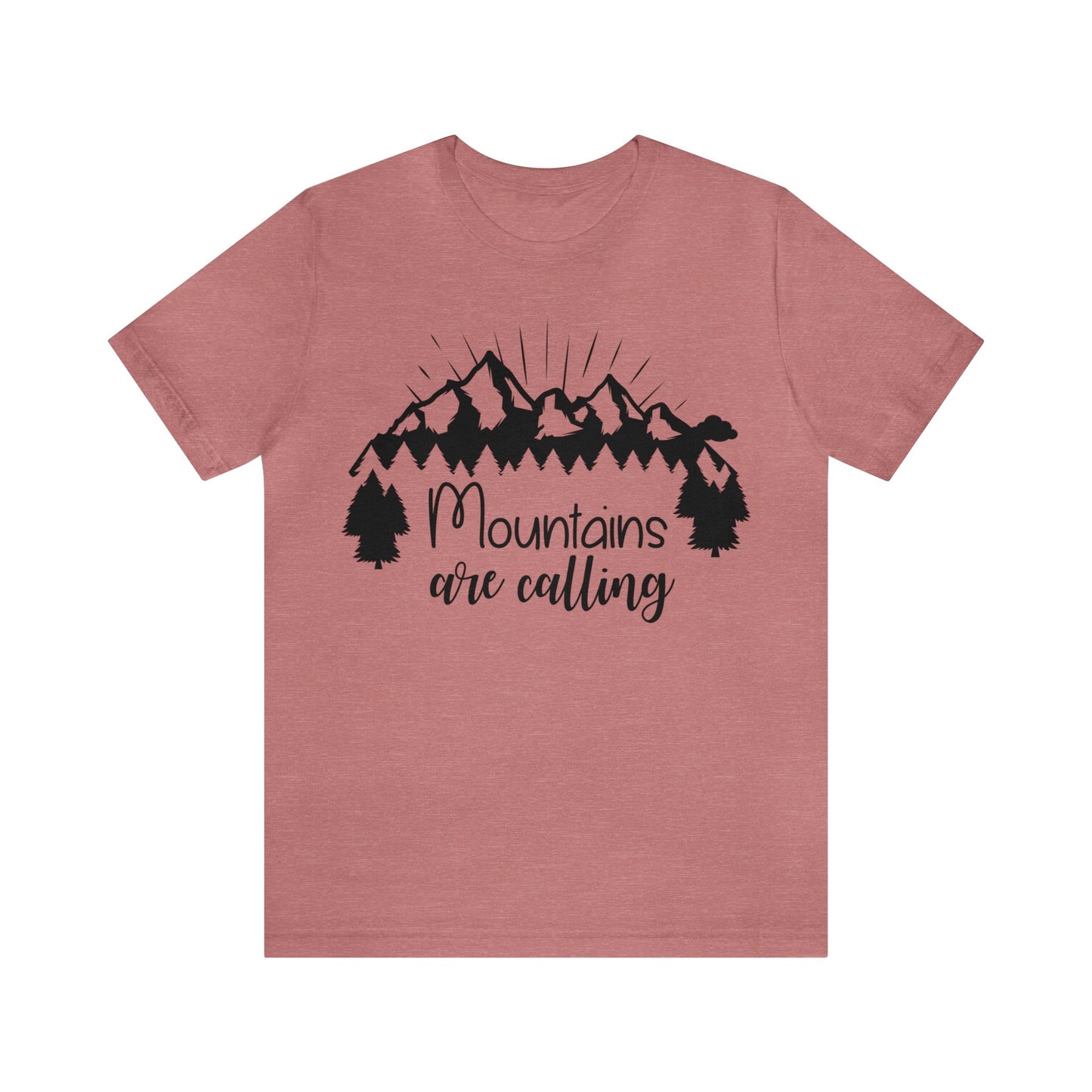 Mountains are Calling Short Sleeve Tshirt