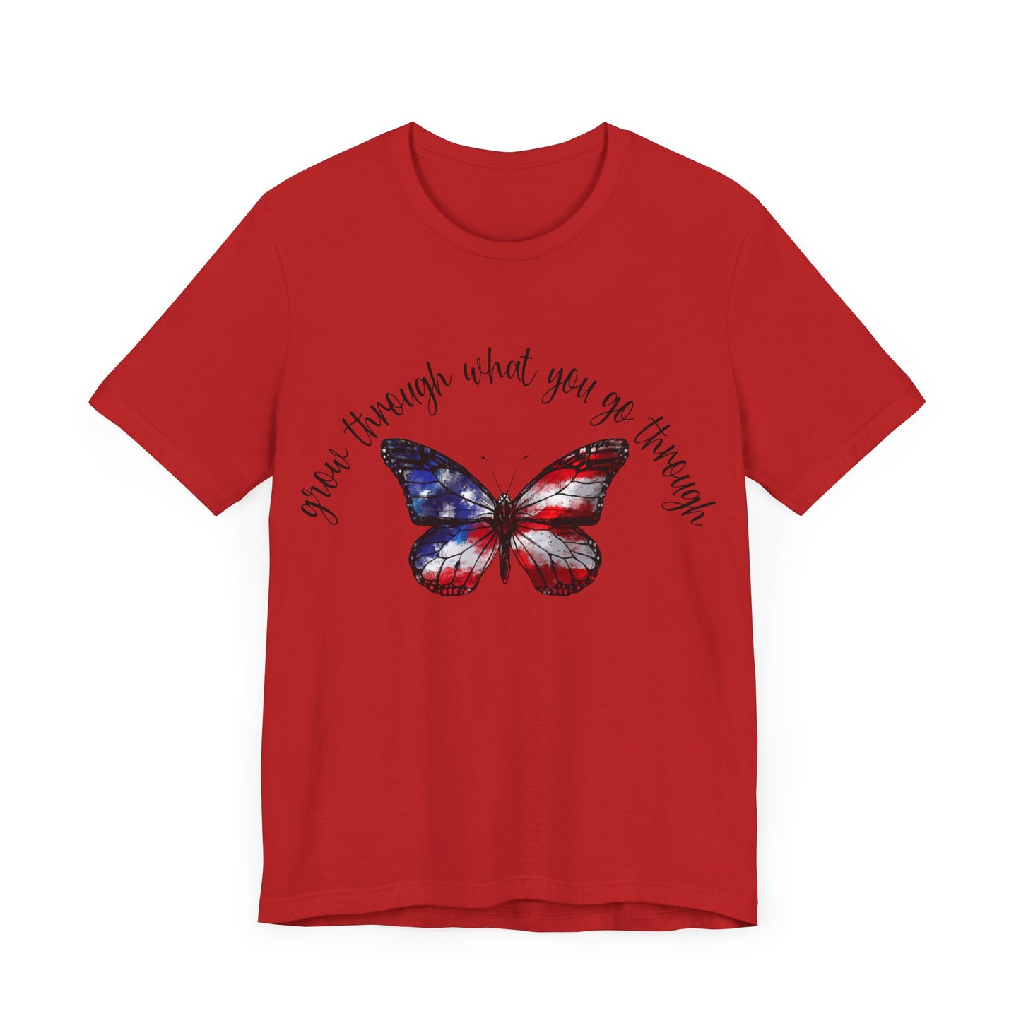 Grow Through What You Go Through Jersey Short Sleeve Tee