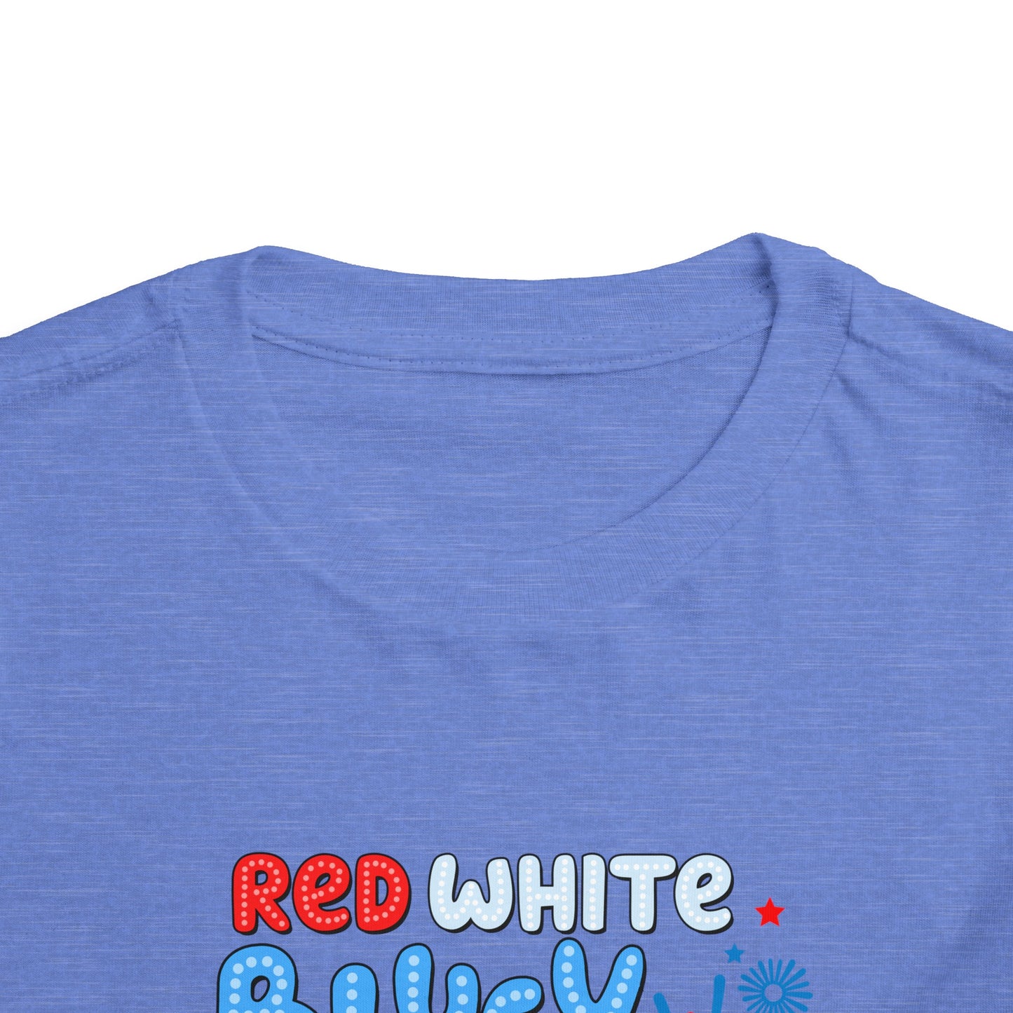 Red, White & Bluey Toddler Short Sleeve Tee