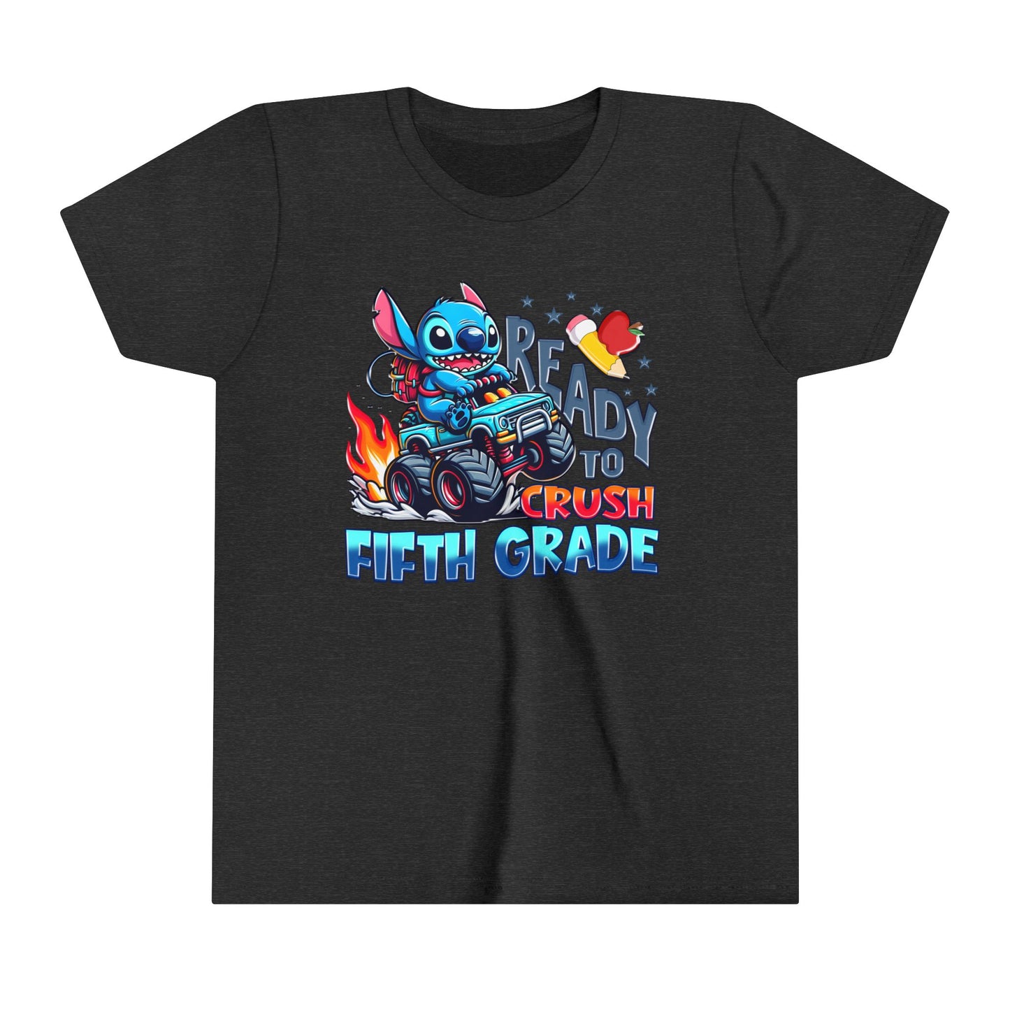 Ready to Crush Fifth Grade Youth Short Sleeve Tee