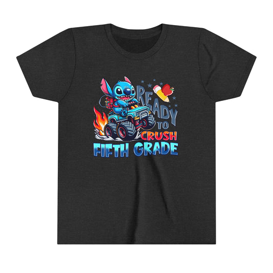 Ready to Crush Fifth Grade Youth Short Sleeve Tee
