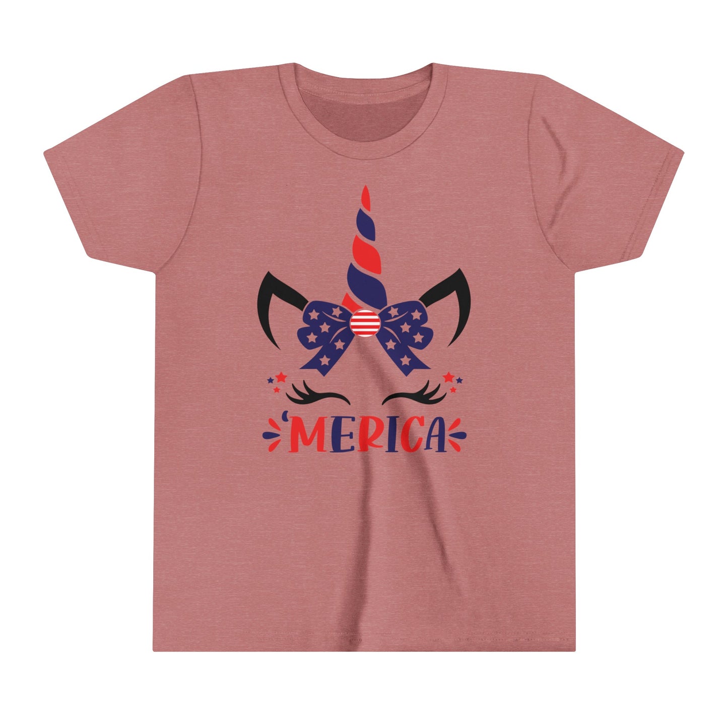 Unicorn 'Merica Youth Short Sleeve Tee