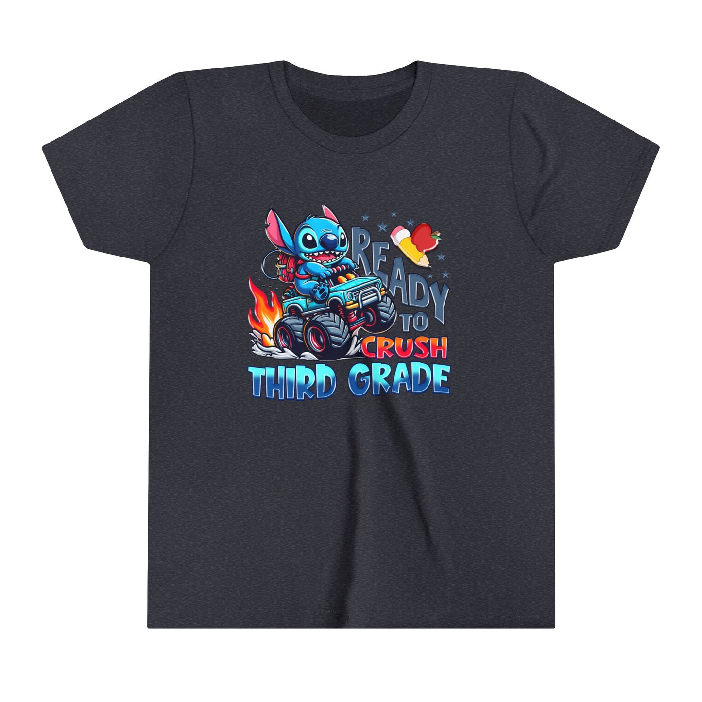 Ready to Crush Third Grade Youth Short Sleeve Tee