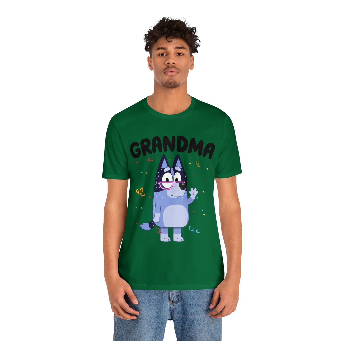 Grandma Bluey Birthday short sleeve Tshirt