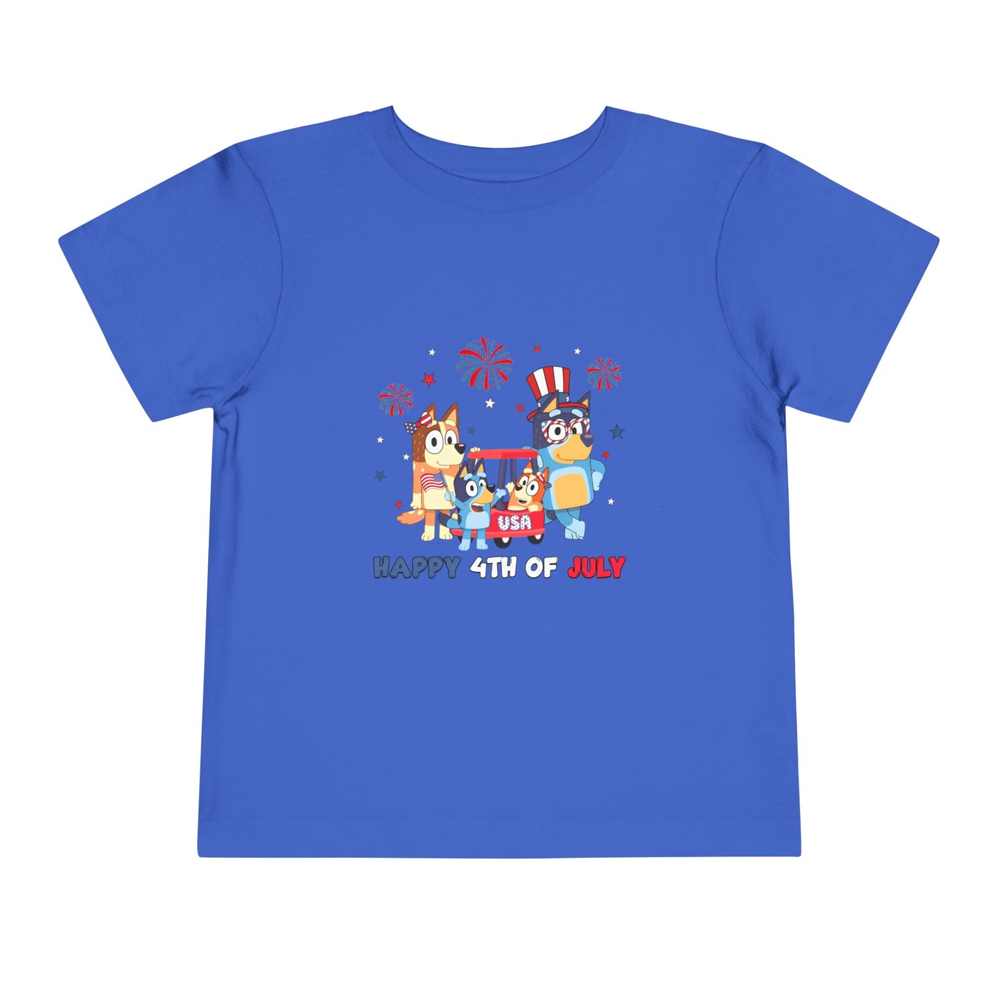 Happy 4th of July Toddler Short Sleeve Tee