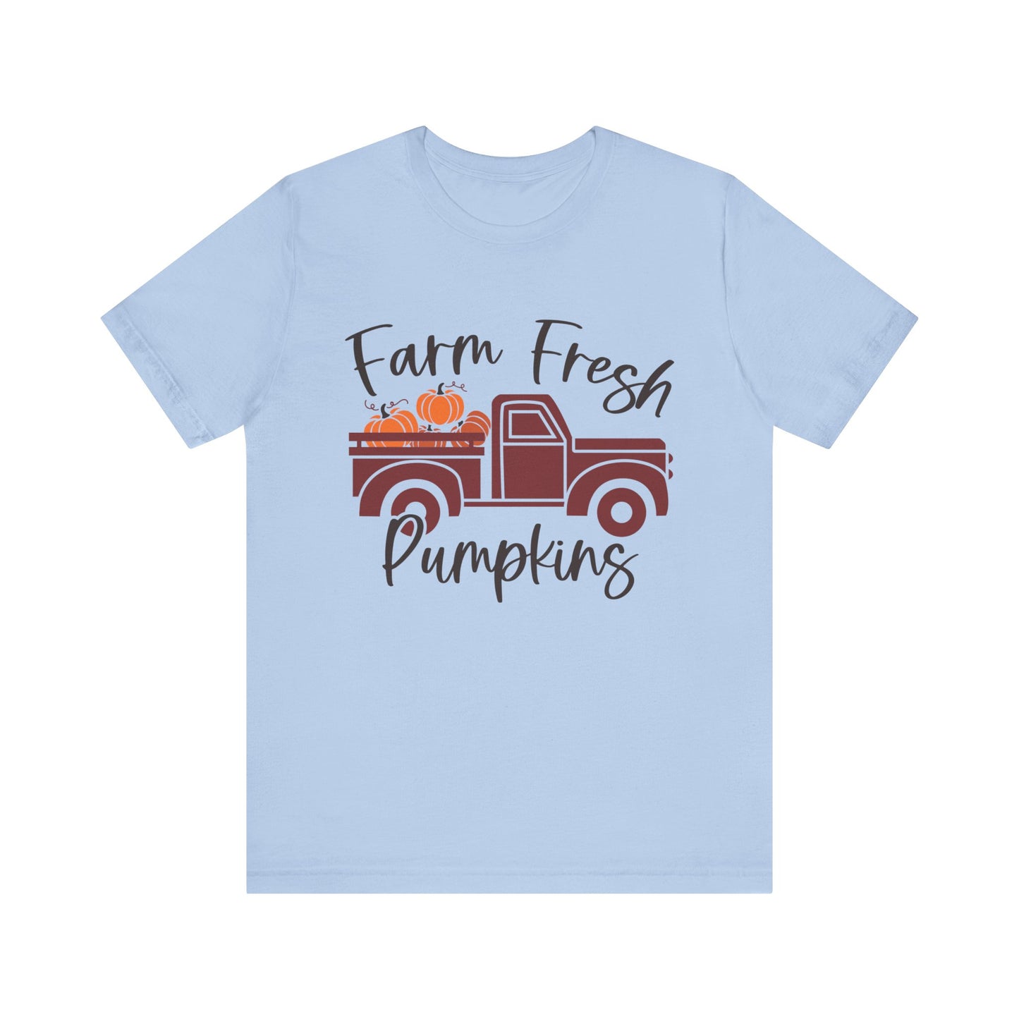 Farm Fresh Pumpkins Jersey Short Sleeve Tee