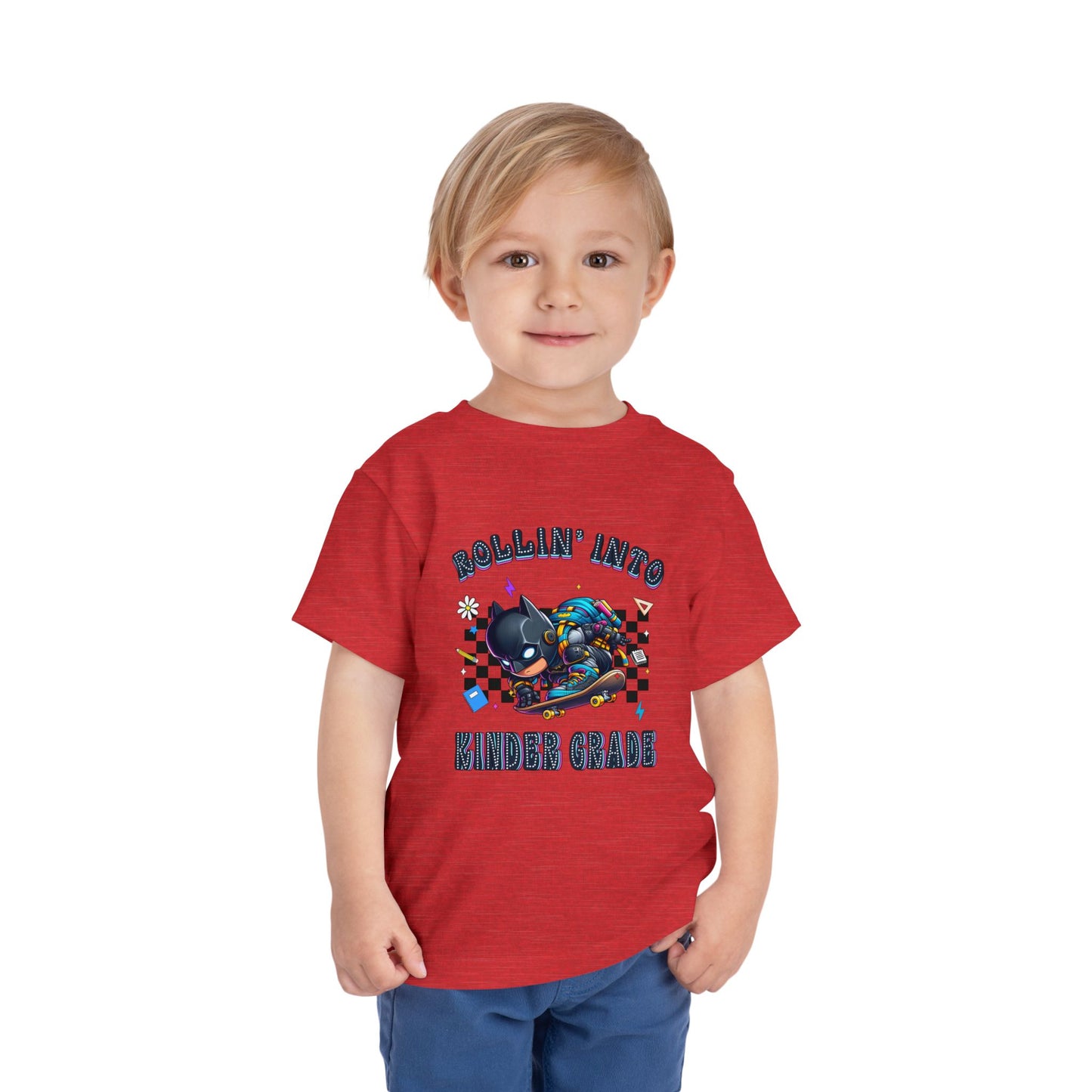 BATMAN - Rollin' Into Kinder Grade Toddler Short Sleeve Tee