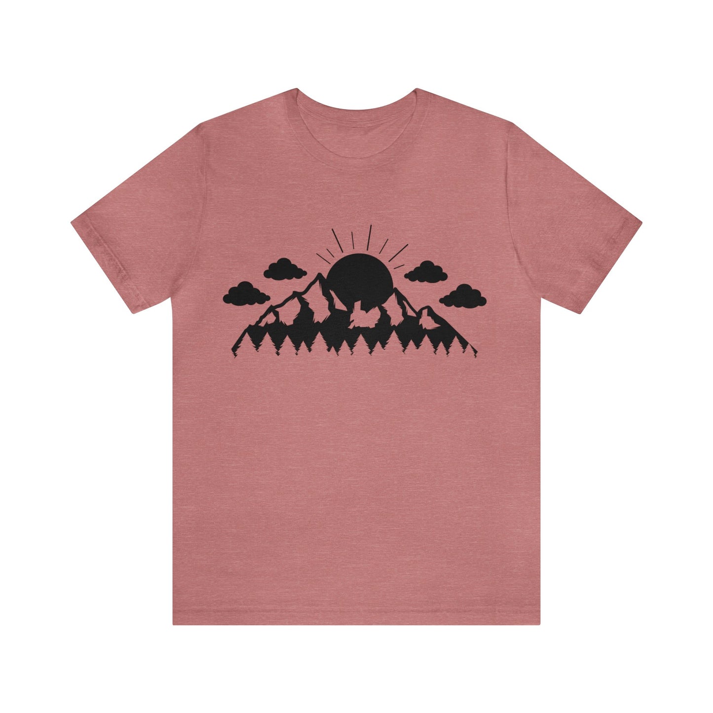 Forest - Mountain - Sun Short Sleeve Tshirt