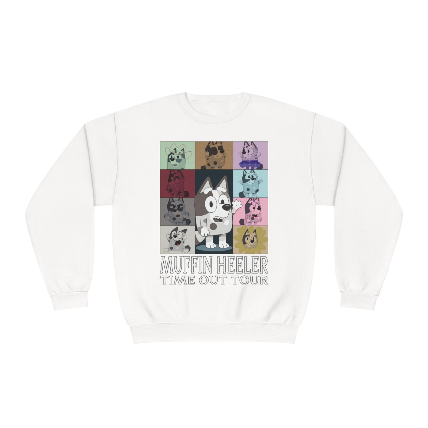 Muffin Heeler Time Out Tour sweatshirt