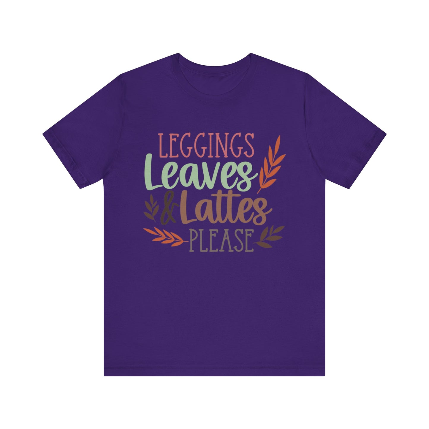 Leggings, Leaves & Lattes Please Jersey Short Sleeve Tee