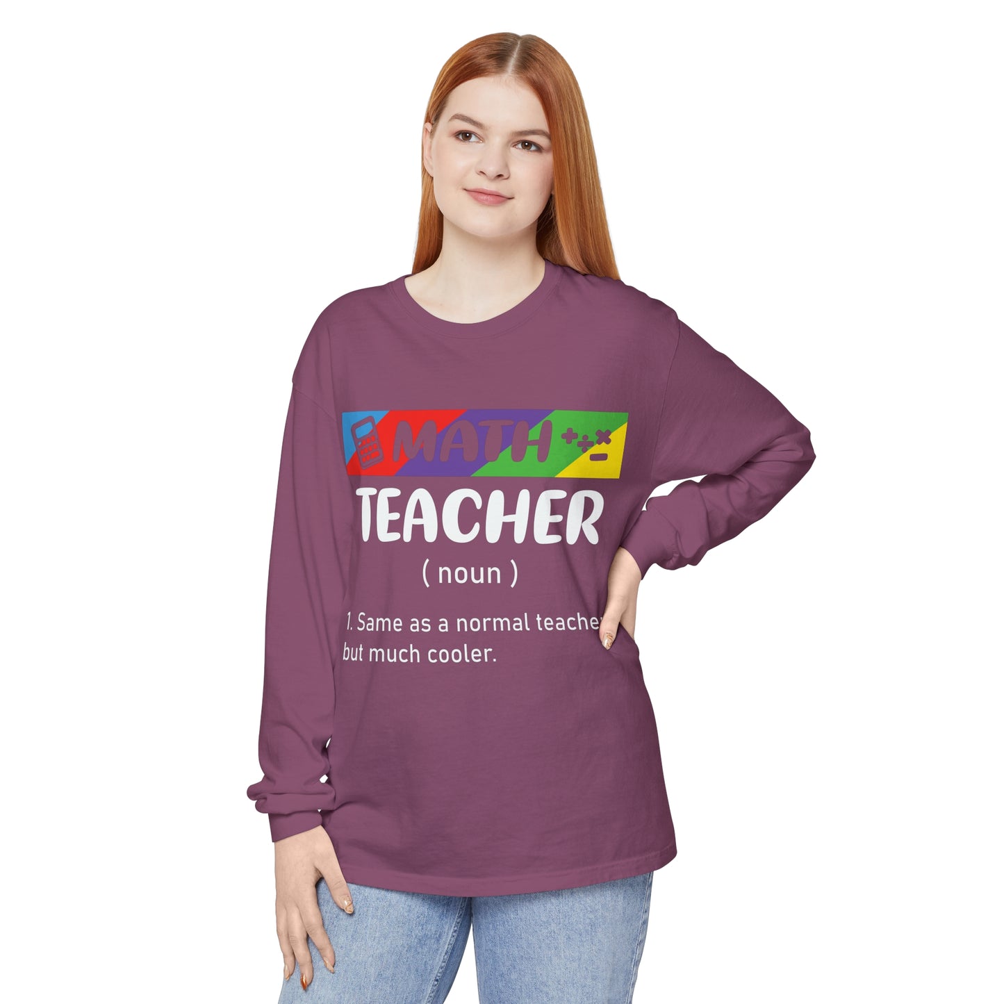 Math Teacher Long Sleeve T-Shirt
