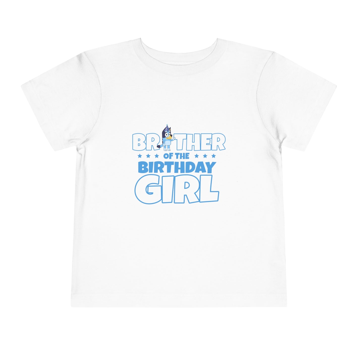 Brother of the Birthday Girl Toddler Short Sleeve Tee