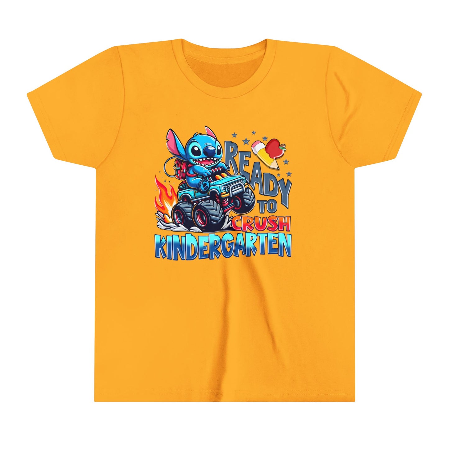 Ready to Crush Kindergarten Youth Short Sleeve Tee