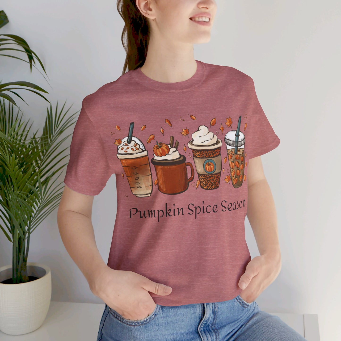 Pumpkin Spice Season Jersey Short Sleeve Tee