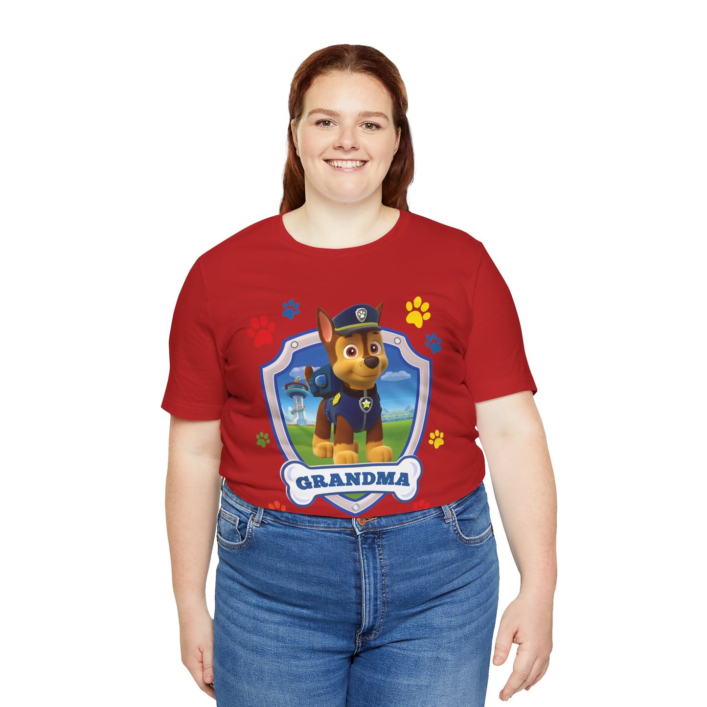 Grandma of the Birthday Boy Jersey Short Sleeve Tee