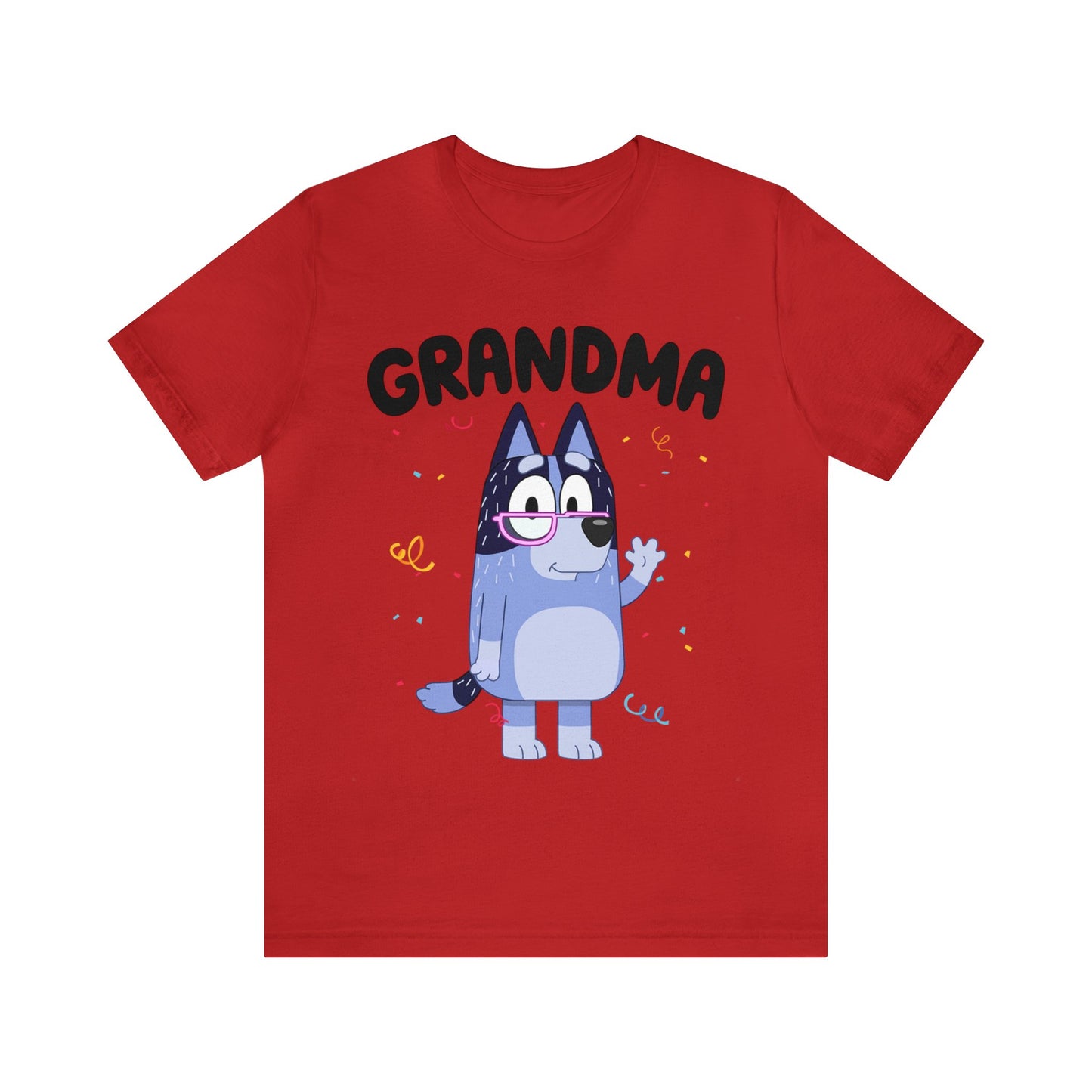 Grandma Bluey Birthday short sleeve Tshirt