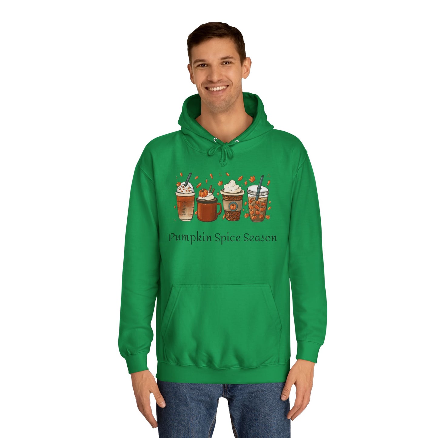 Pumpkin Spice Season College Hoodie