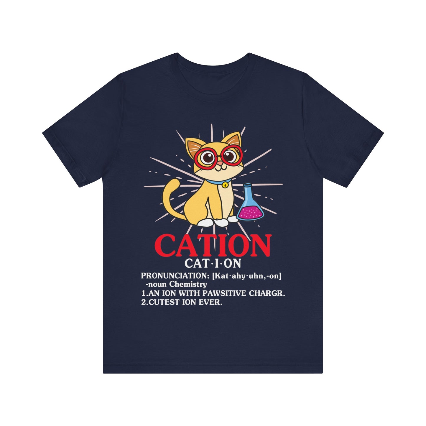 Cat-I-On (Cation) Definition Jersey Short Sleeve Tee