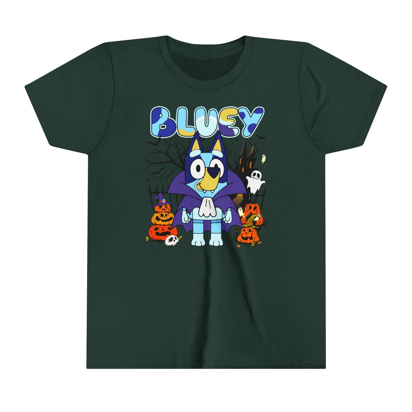 Blue vampire Youth Short Sleeve Tee