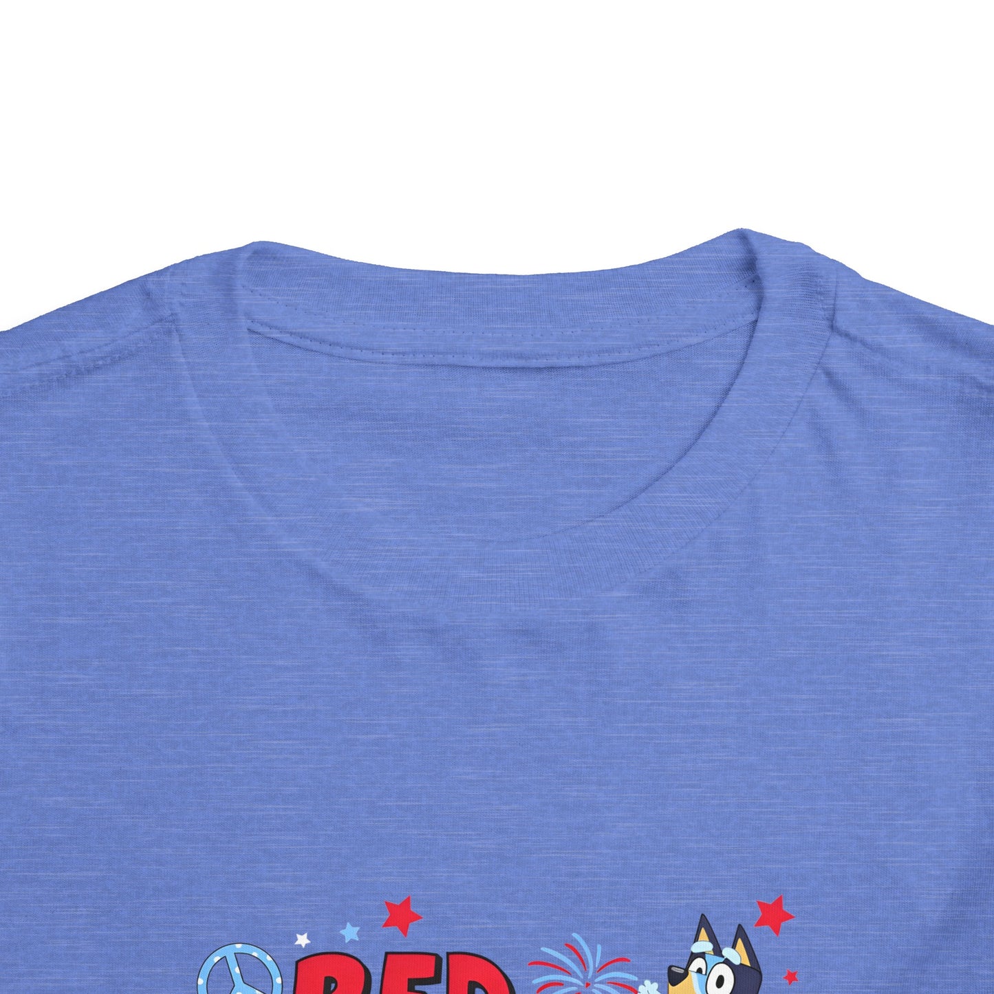 Red, White & Bluey Toddler Short Sleeve Tee