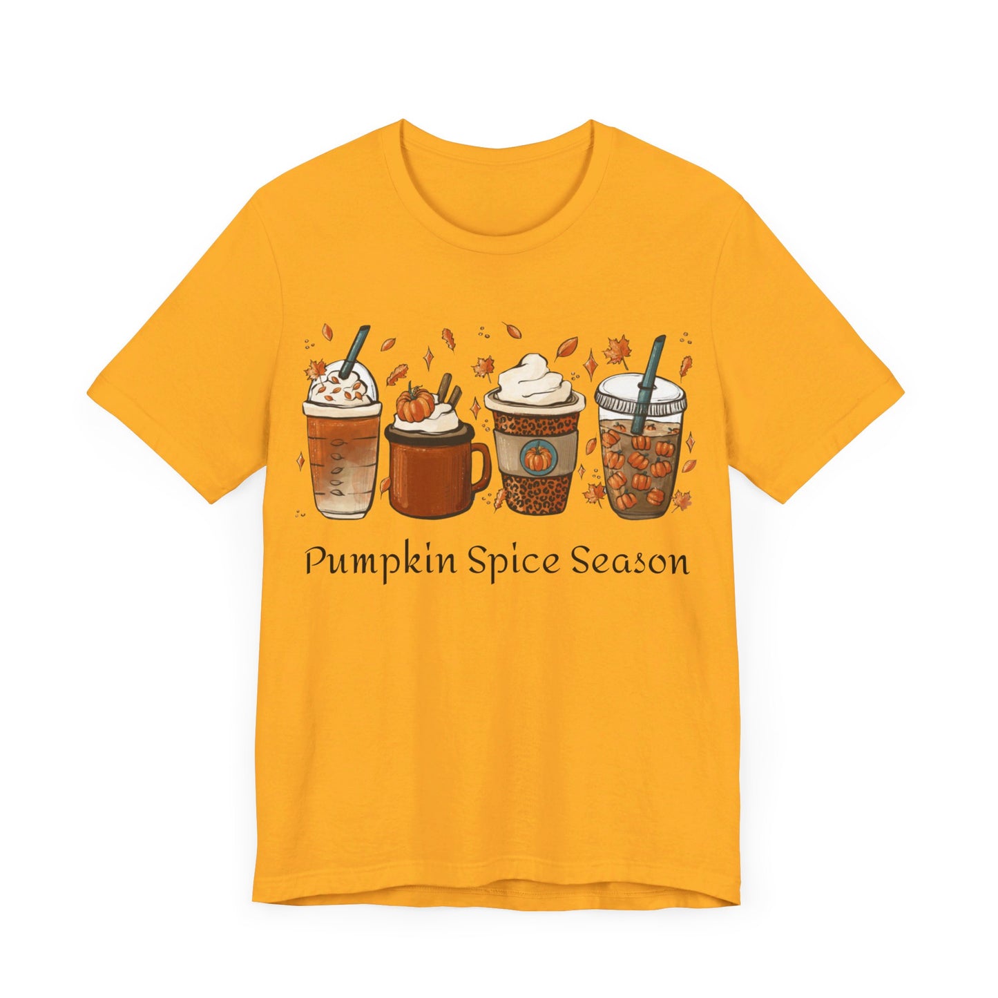 Pumpkin Spice Season Jersey Short Sleeve Tee