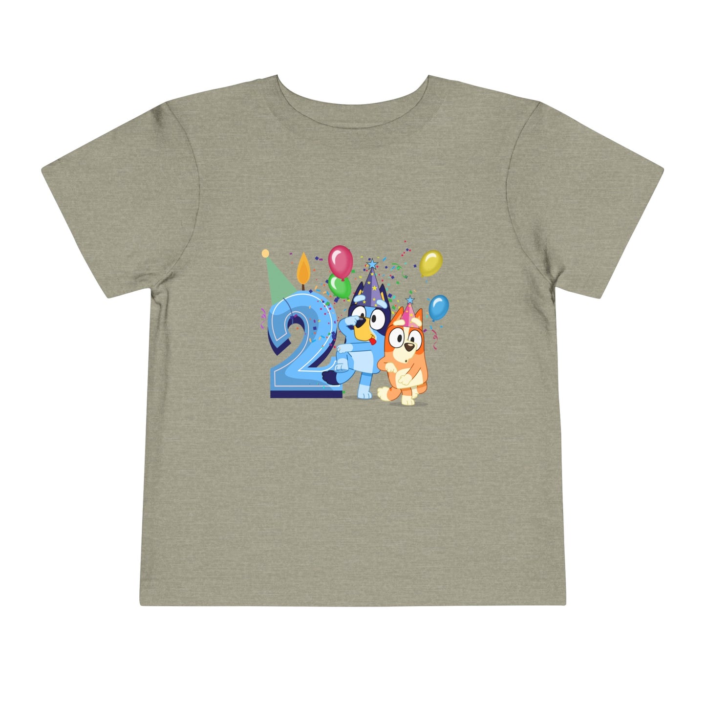 2nd Birthday Toddler Short Sleeve Tee