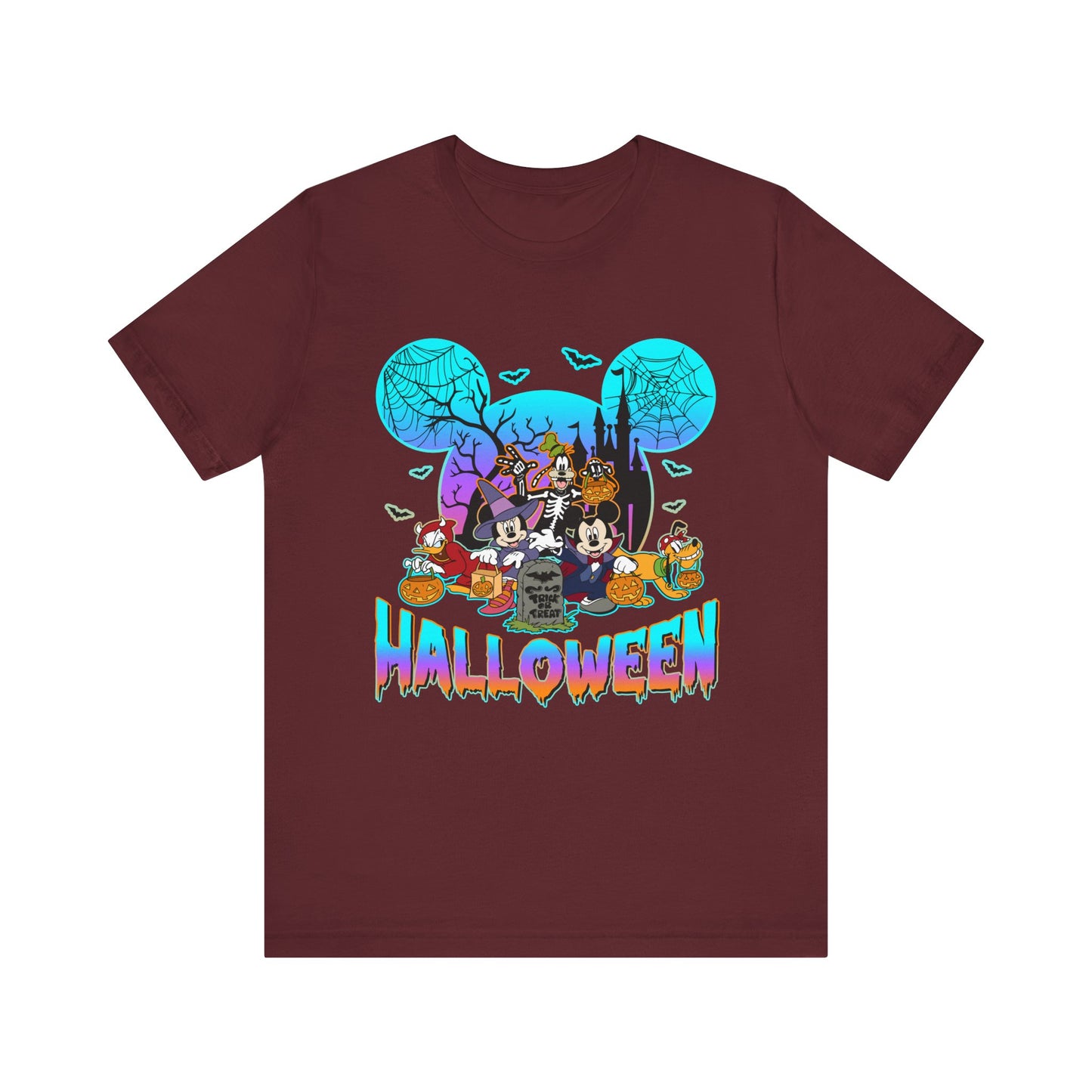 Halloween Mickey and Friends Jersey Short Sleeve Tee