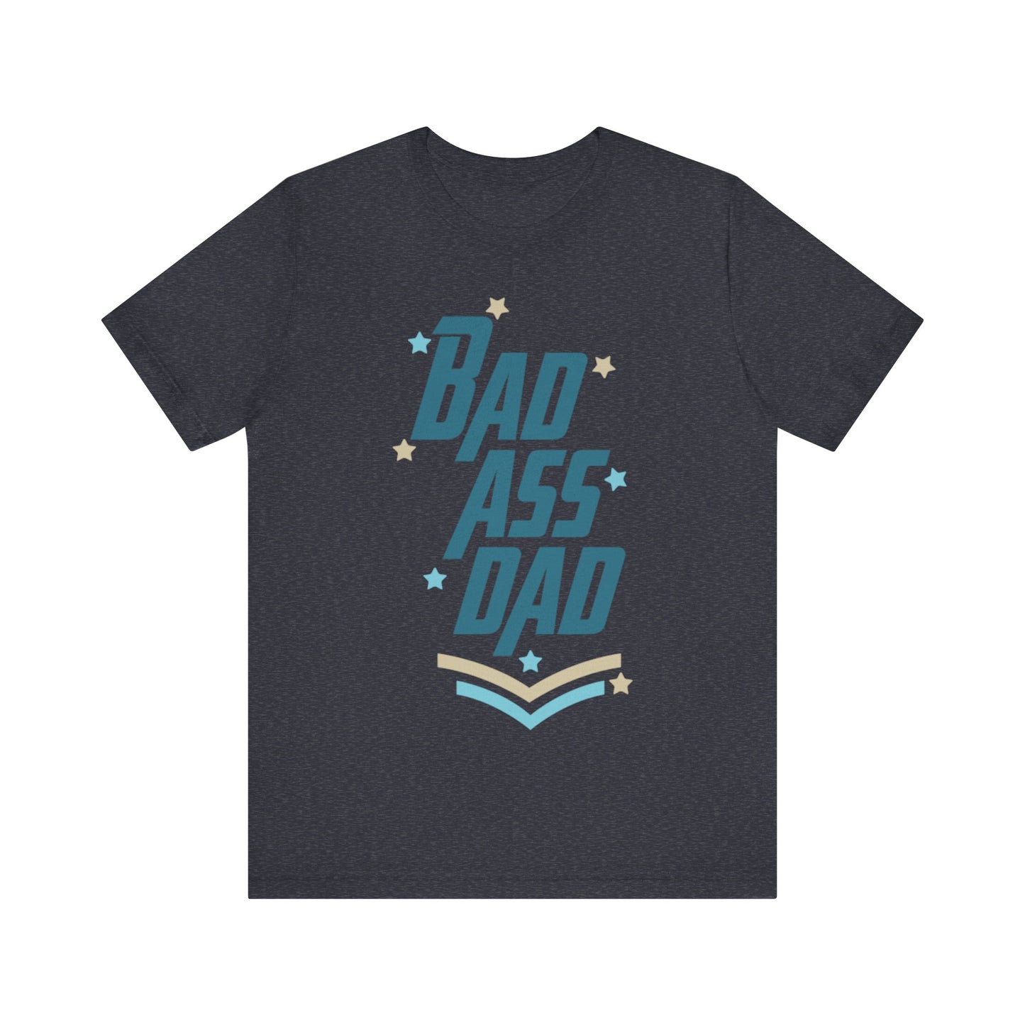 Bad Ass Dad Jersey Short Sleeve Tee