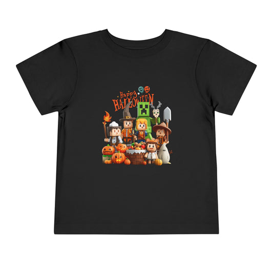 Minecraft Happy Halloween Toddler Short Sleeve Tee