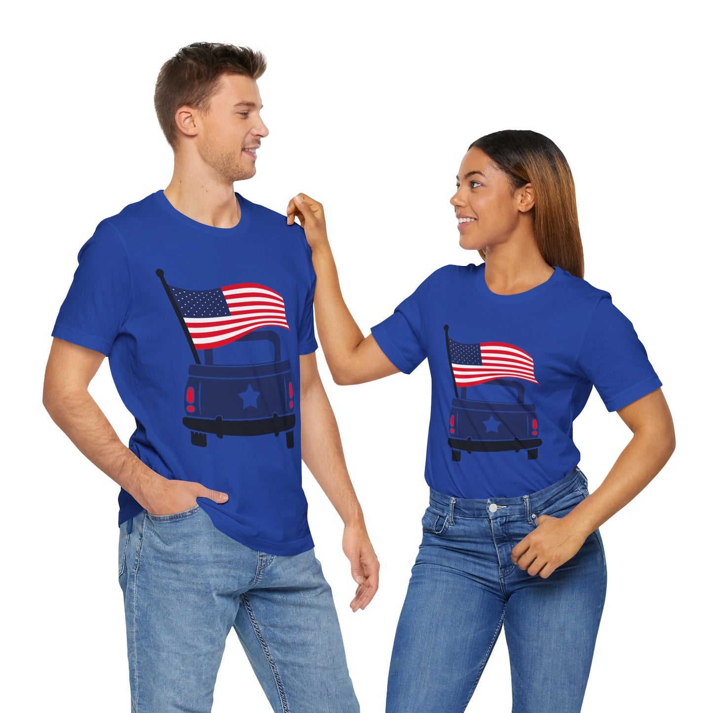 Flag & Truck Jersey Short Sleeve Tee