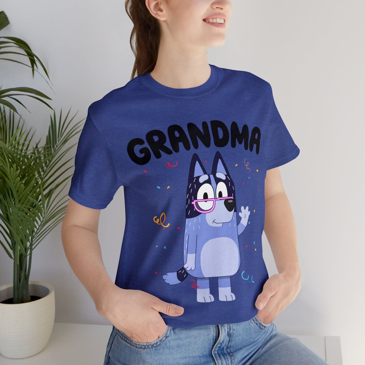Grandma Bluey Birthday short sleeve Tshirt