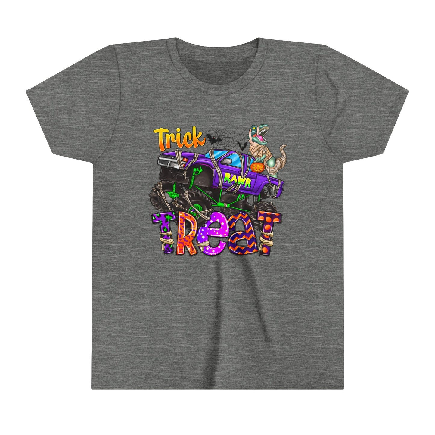 Trick RAWR Treat Youth Short Sleeve Tee