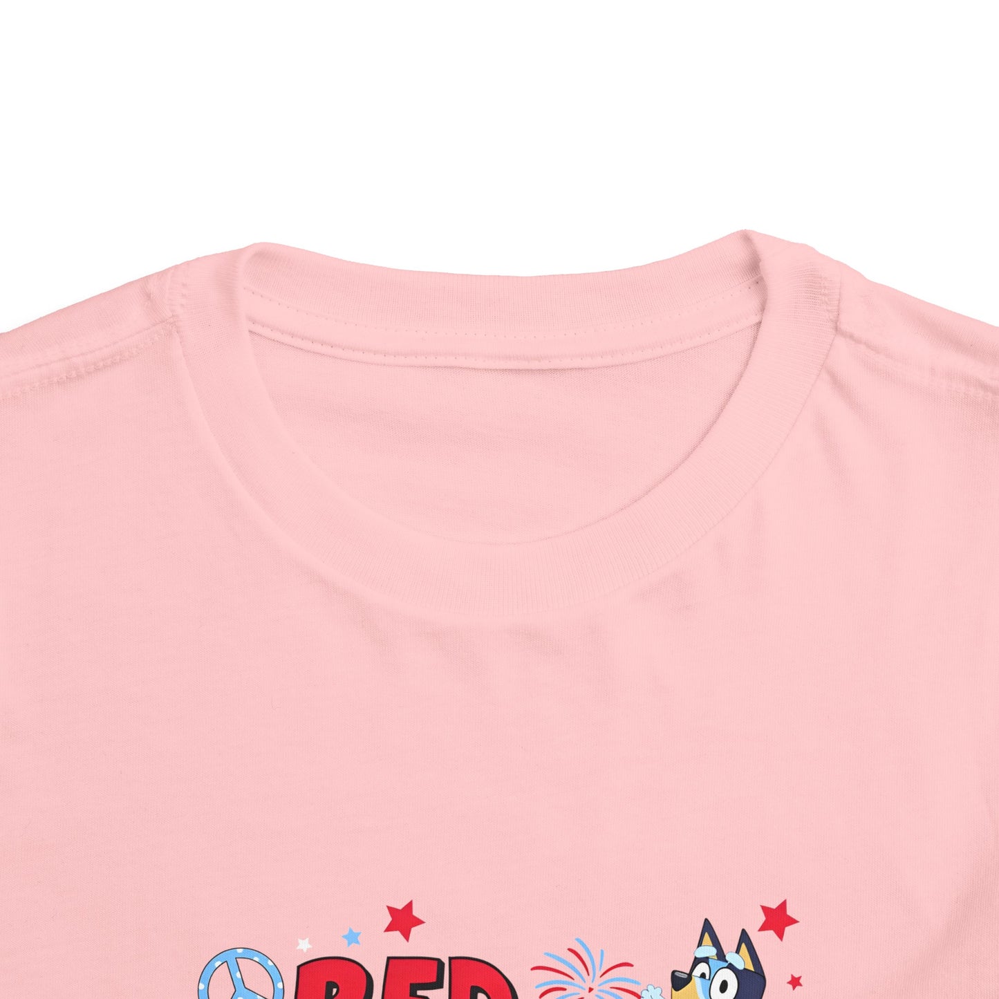 Red, White & Bluey Toddler Short Sleeve Tee