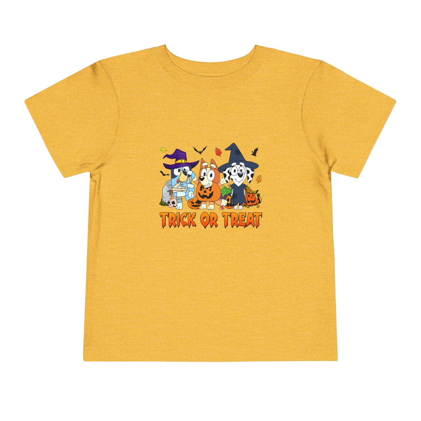 Bluey-Bingo-Chloe Trick or Treat Toddler Short Sleeve Tee