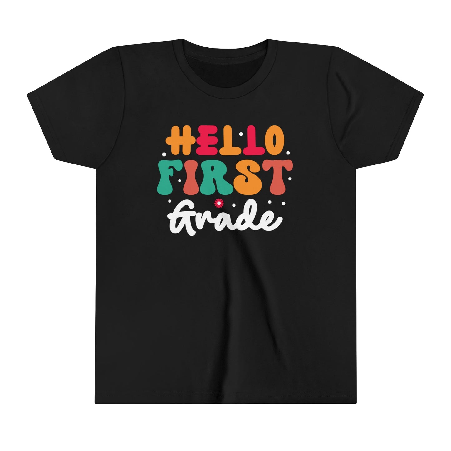 Hello First Grade Youth Short Sleeve Tee