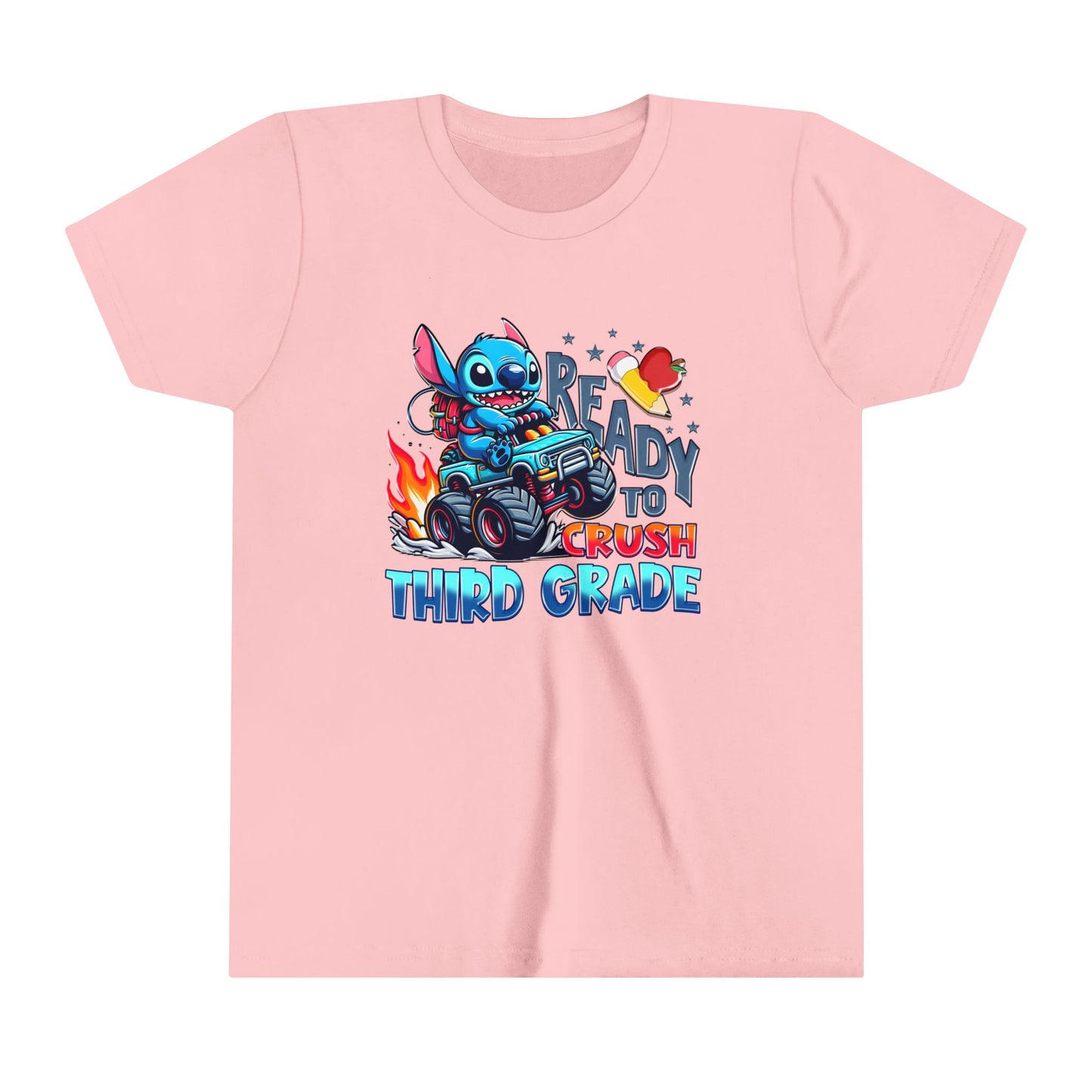 Ready to Crush Third Grade Youth Short Sleeve Tee