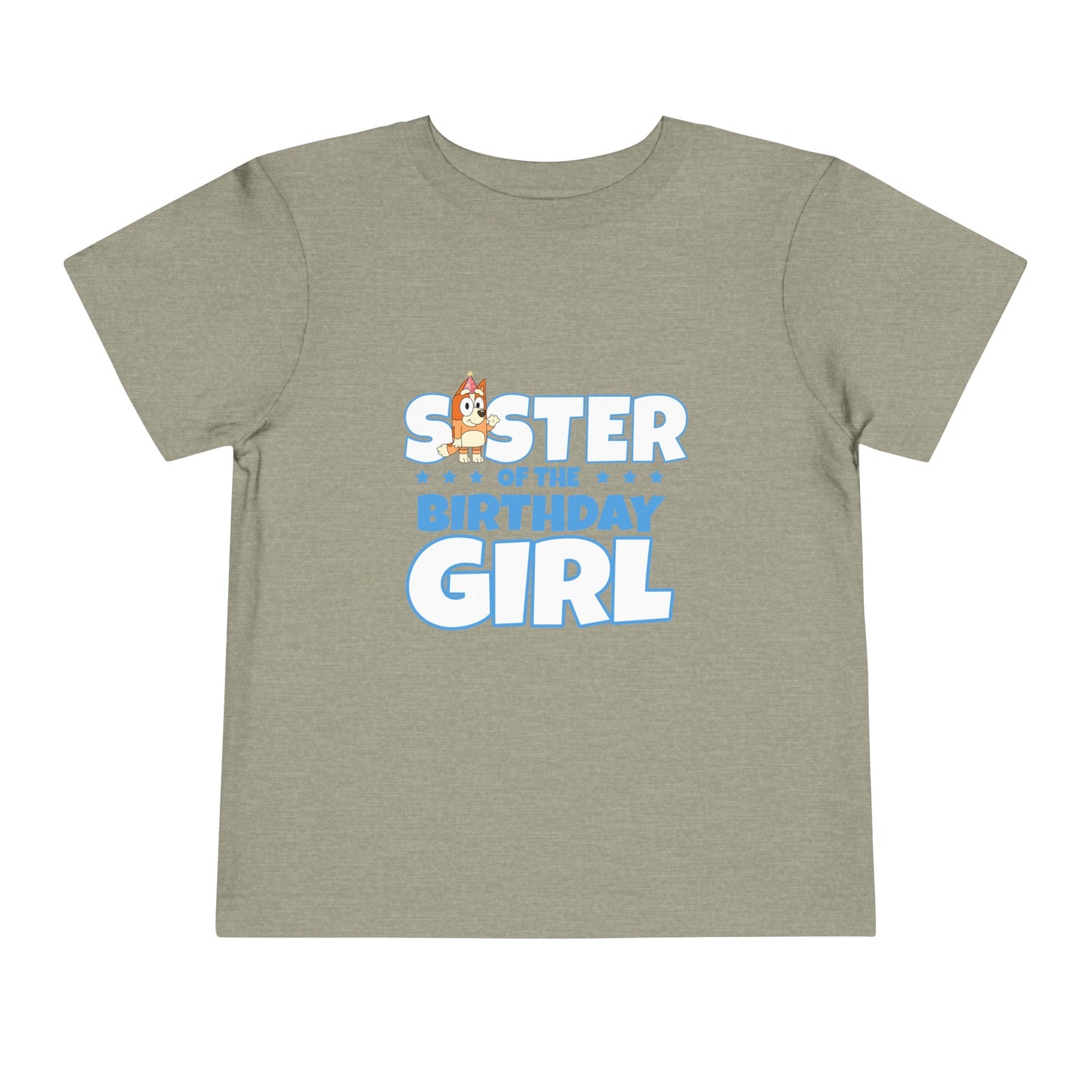 Sister of the Birthday Girl Toddler Short Sleeve Tee